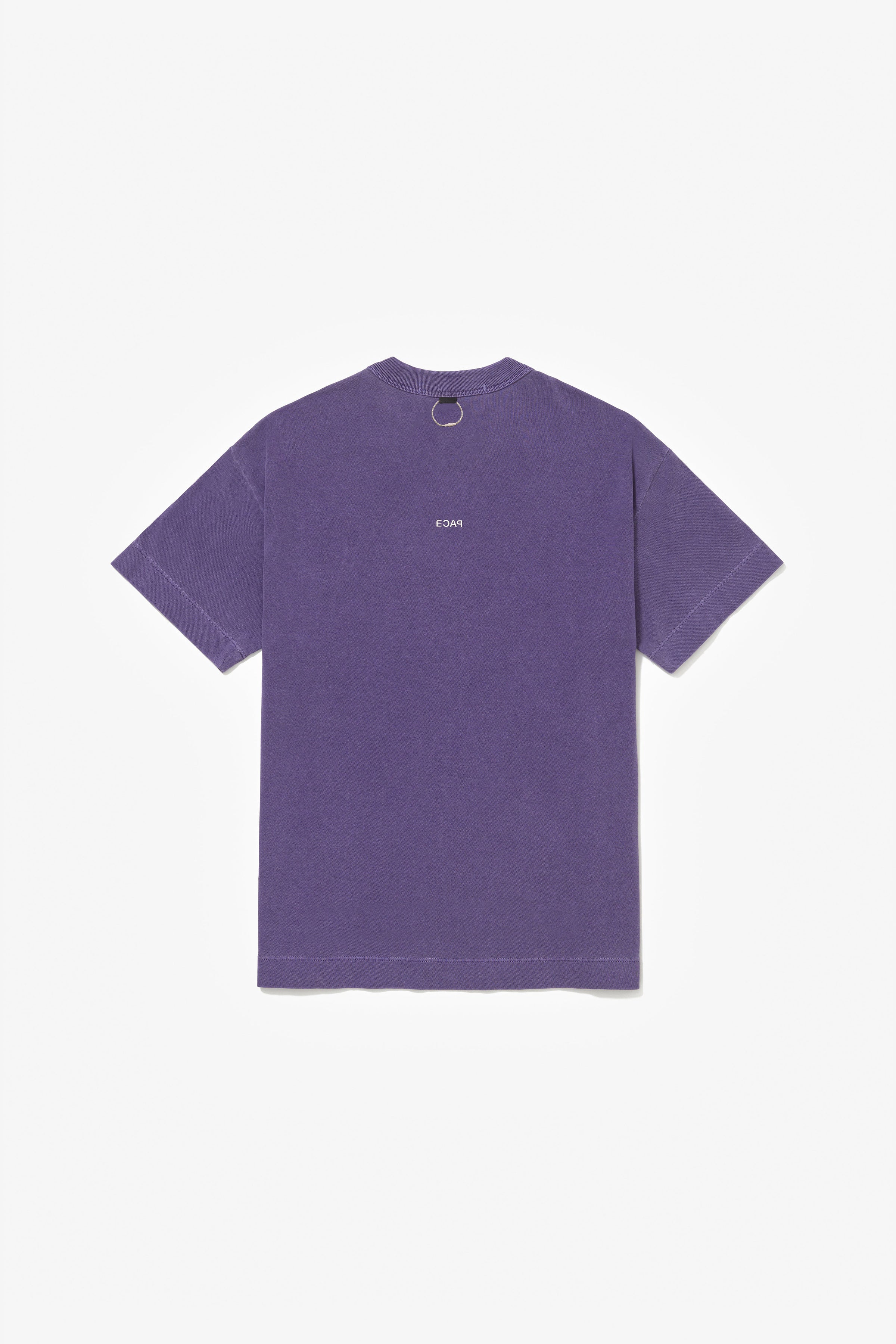 MIRROR REGULAR TEE STONE WASHED PURPLE