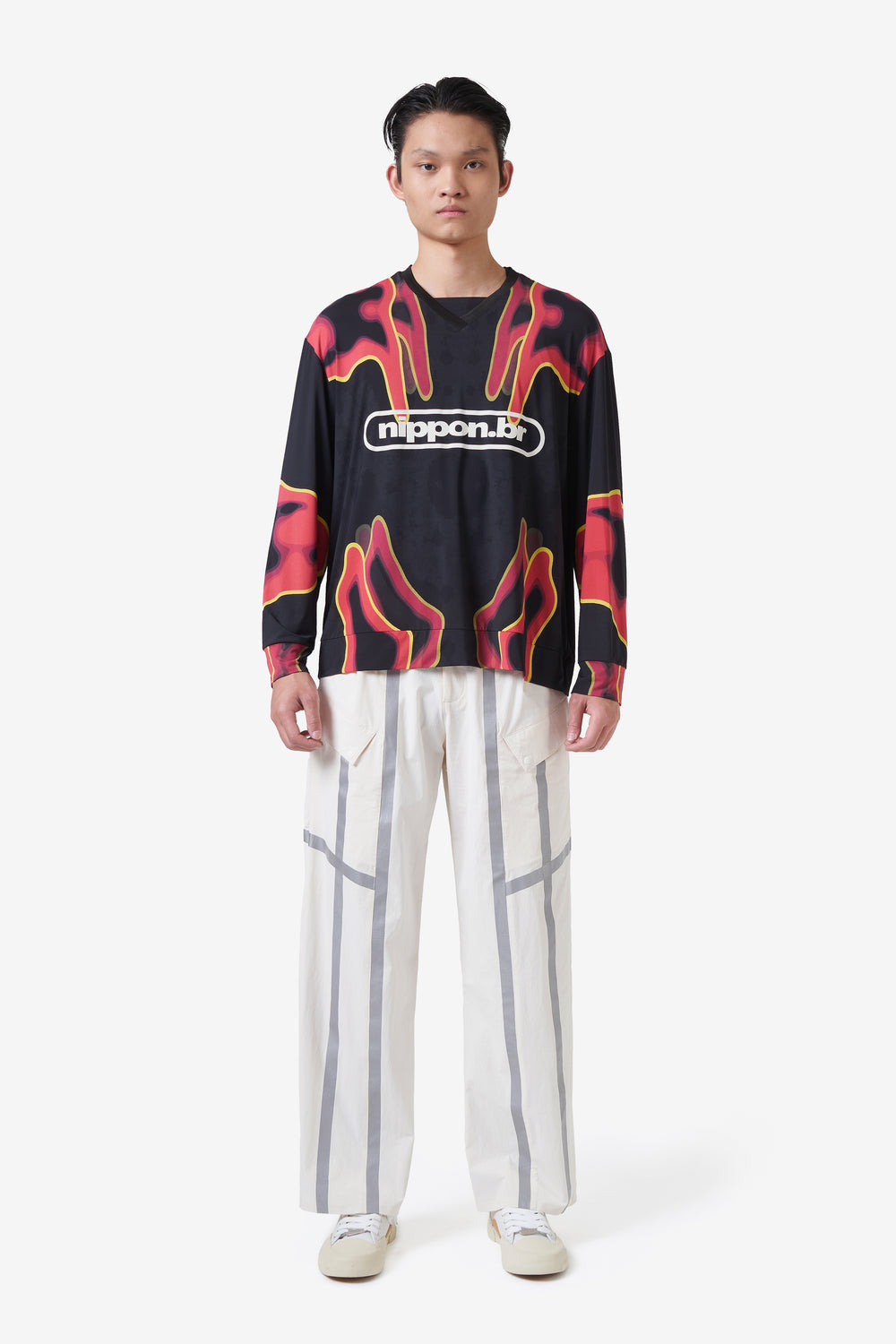 YACHT-RUBBER LEATHER LOW OFF WHITE