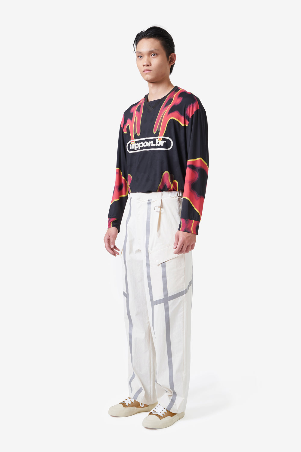 YACHT-RUBBER LEATHER HIGH BEIGE