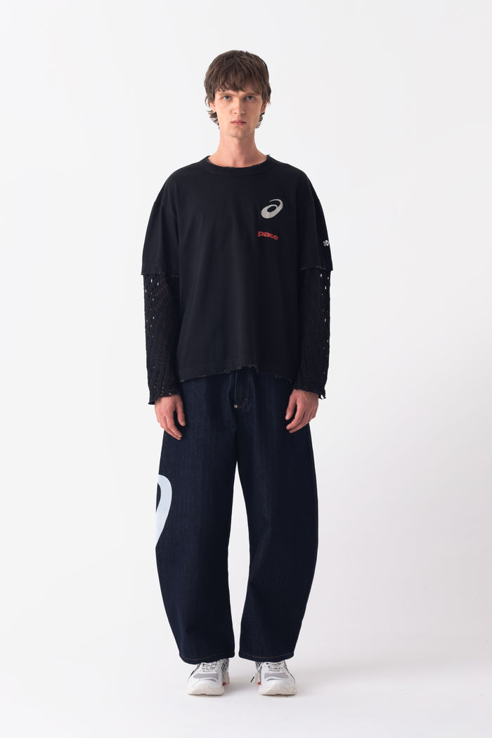 TEE LS BRISMO VINTAGE BLACK