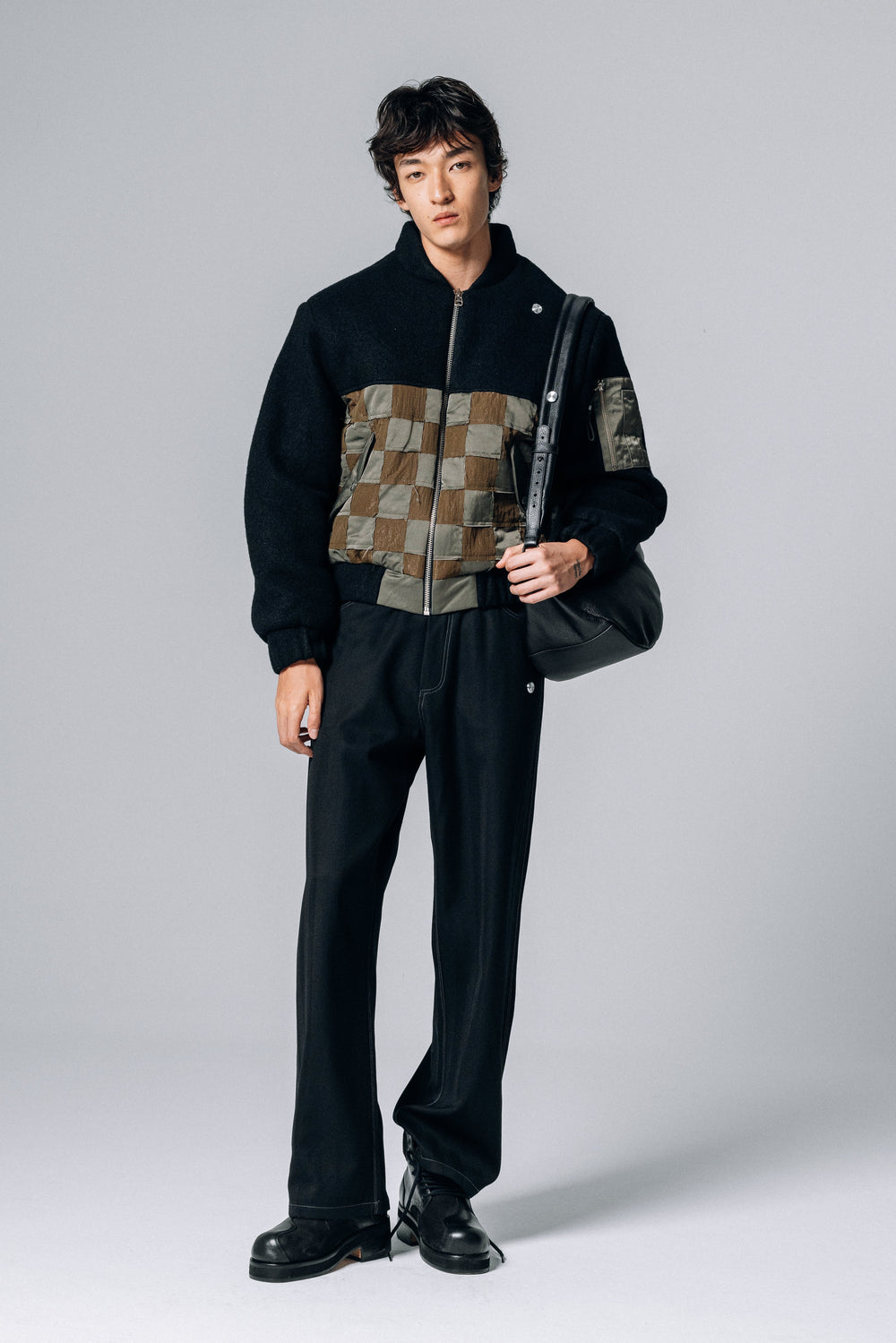 MOSAIC BOMBER JACKET GREEN