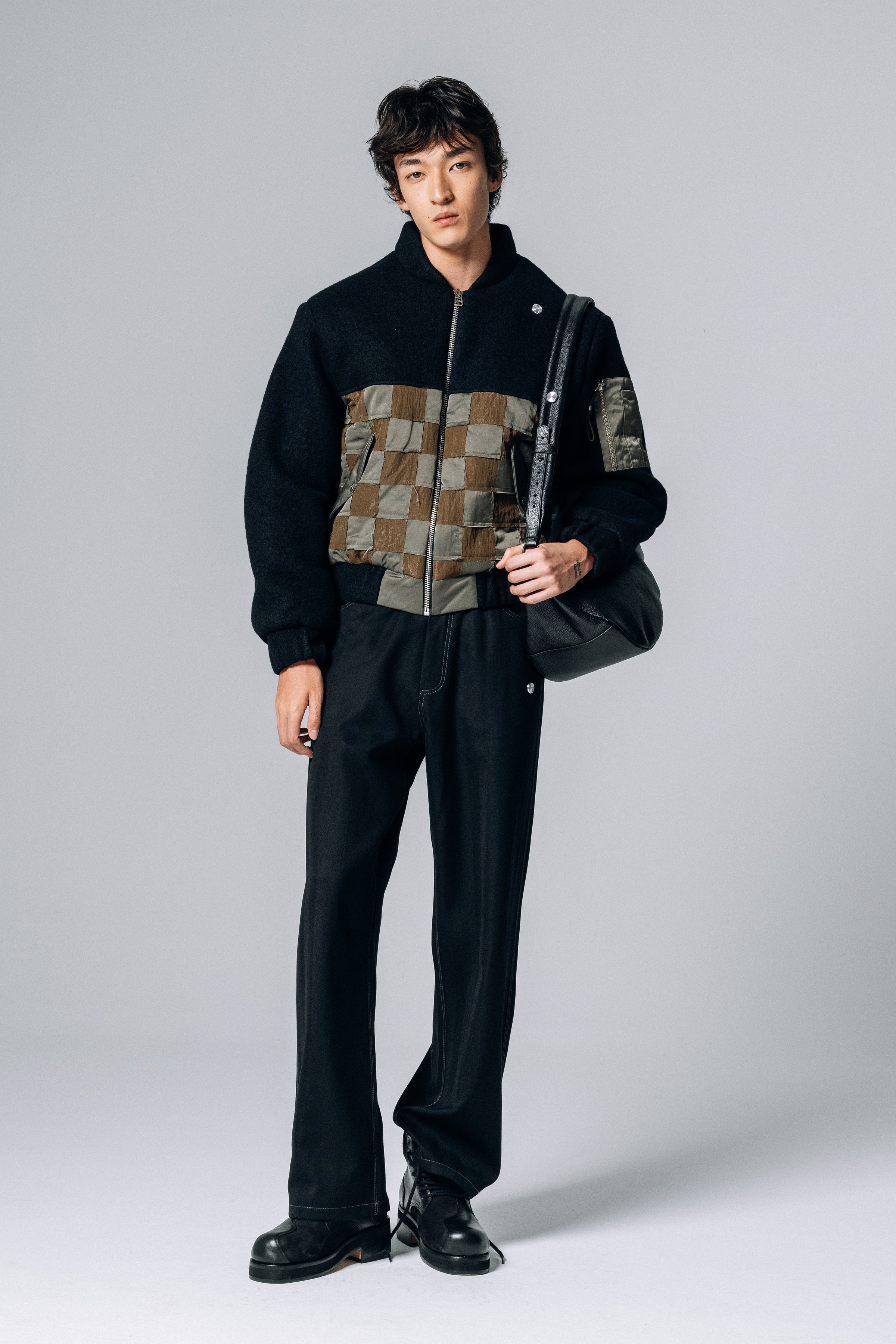 MOSAIC BOMBER JACKET GREEN