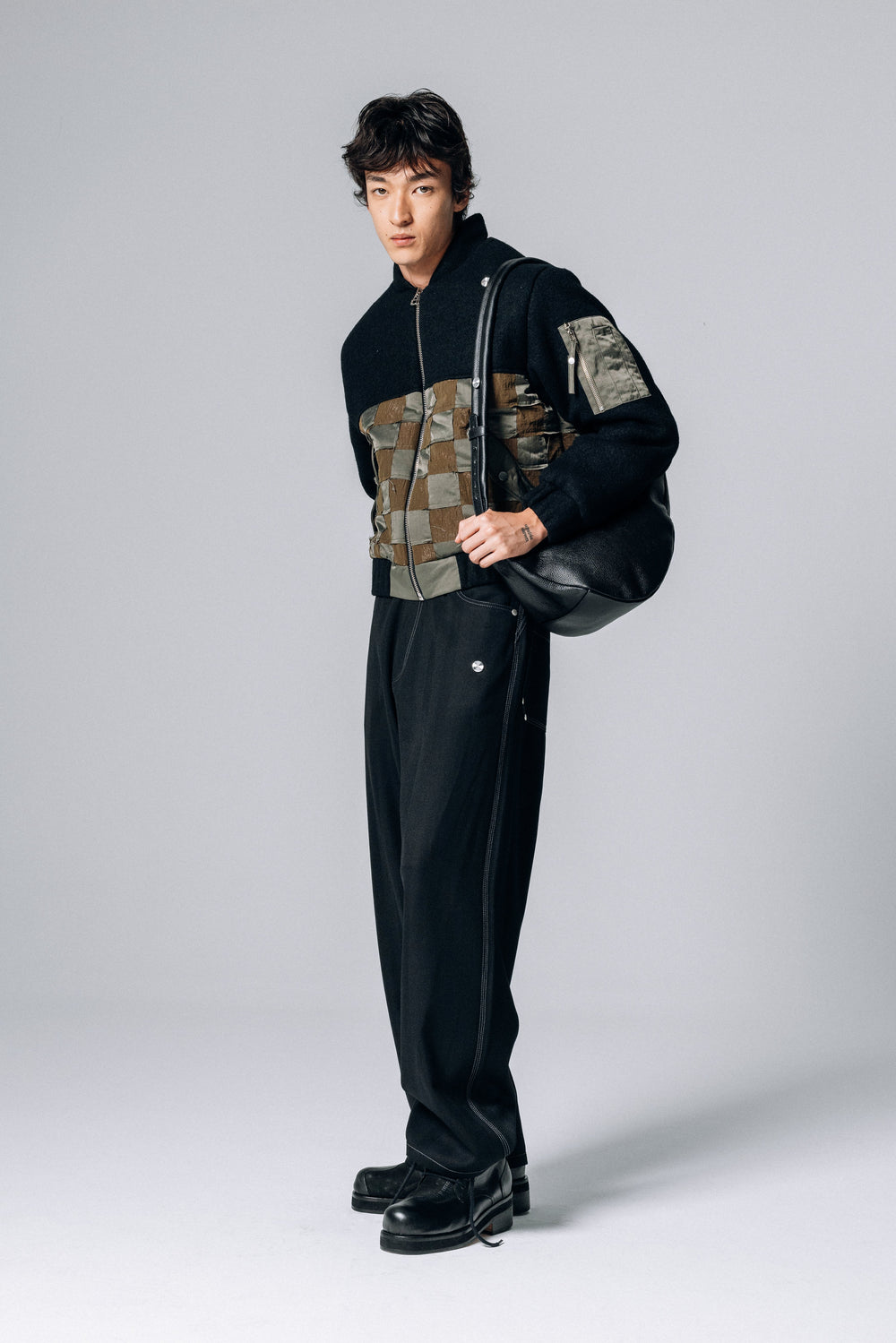 MOSAIC BOMBER JACKET GREEN