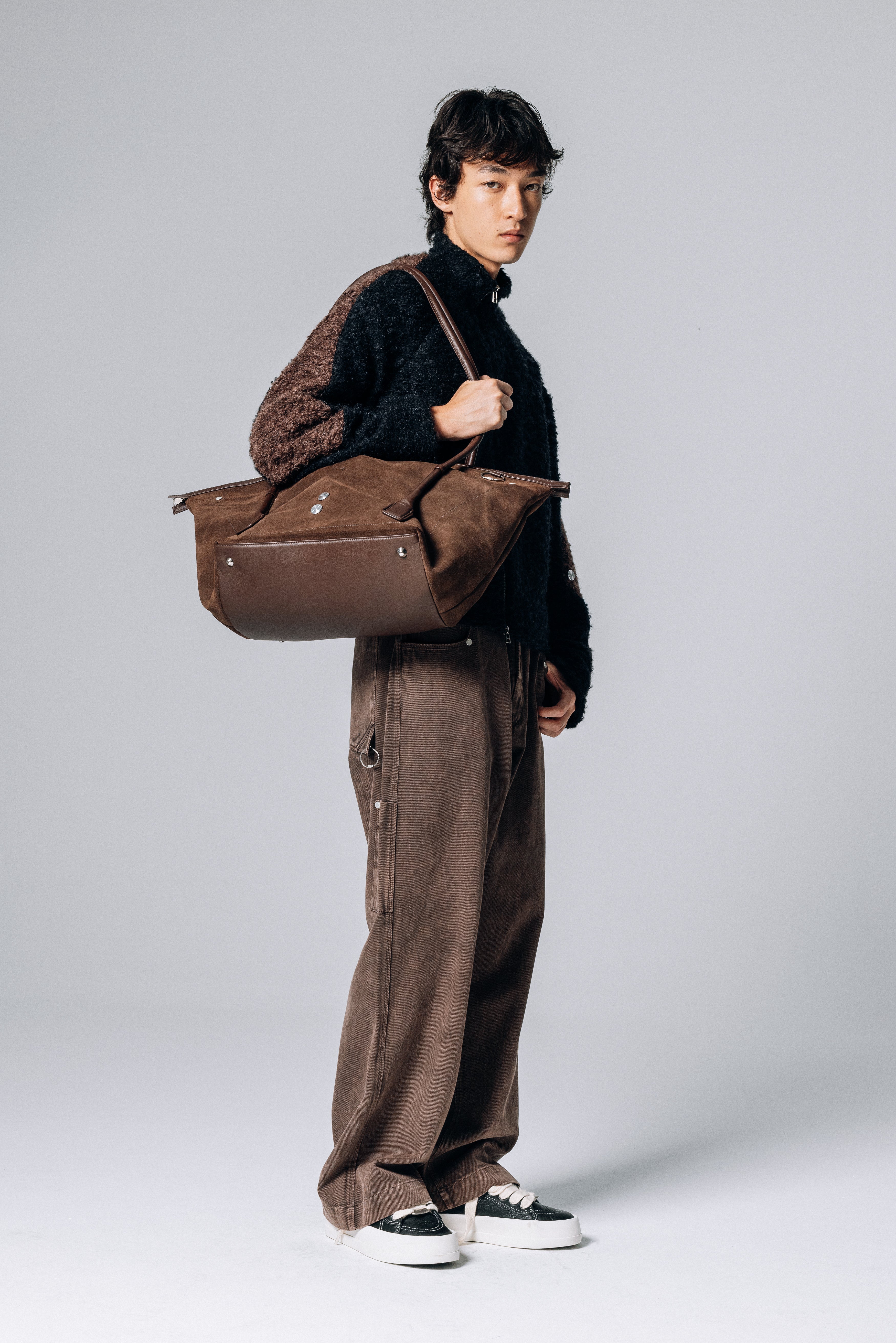 25AW PACE/ペース/EX-IN FLEECE JACKET EX006 EX-IN FLEECE JACKET BLACK / BROWN – PACE ™