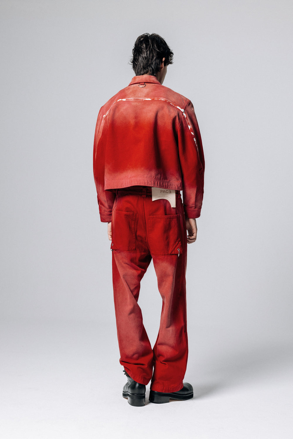 U-X STRAIGHT JEANS RED