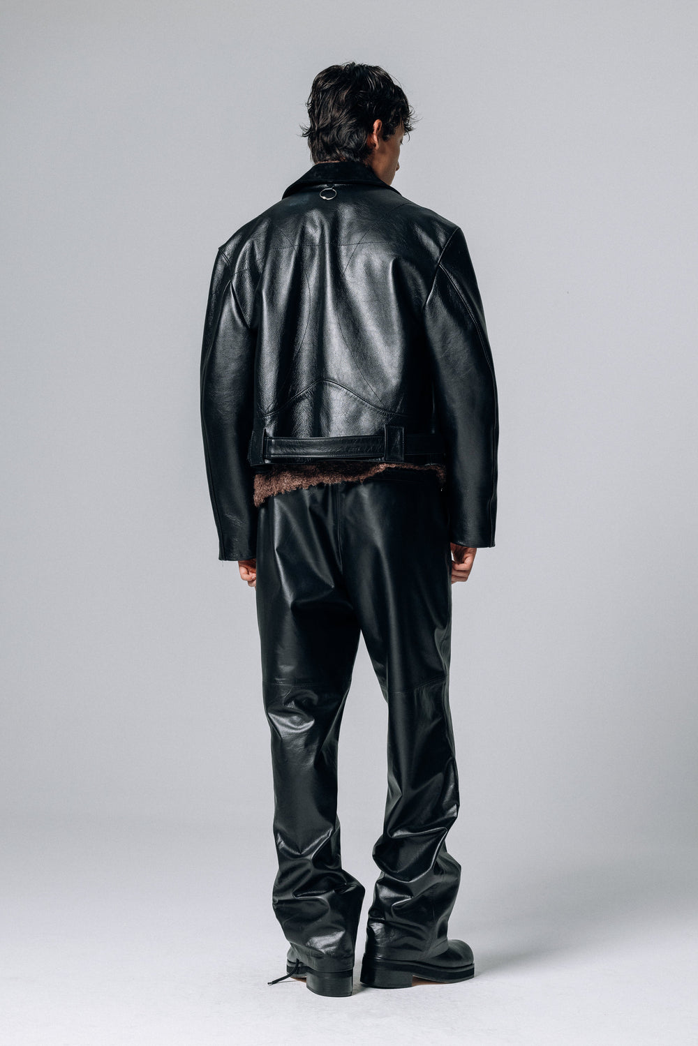 PRÉ VENDA - EX-IN PERFECTO LEATHER JACKET BLACK