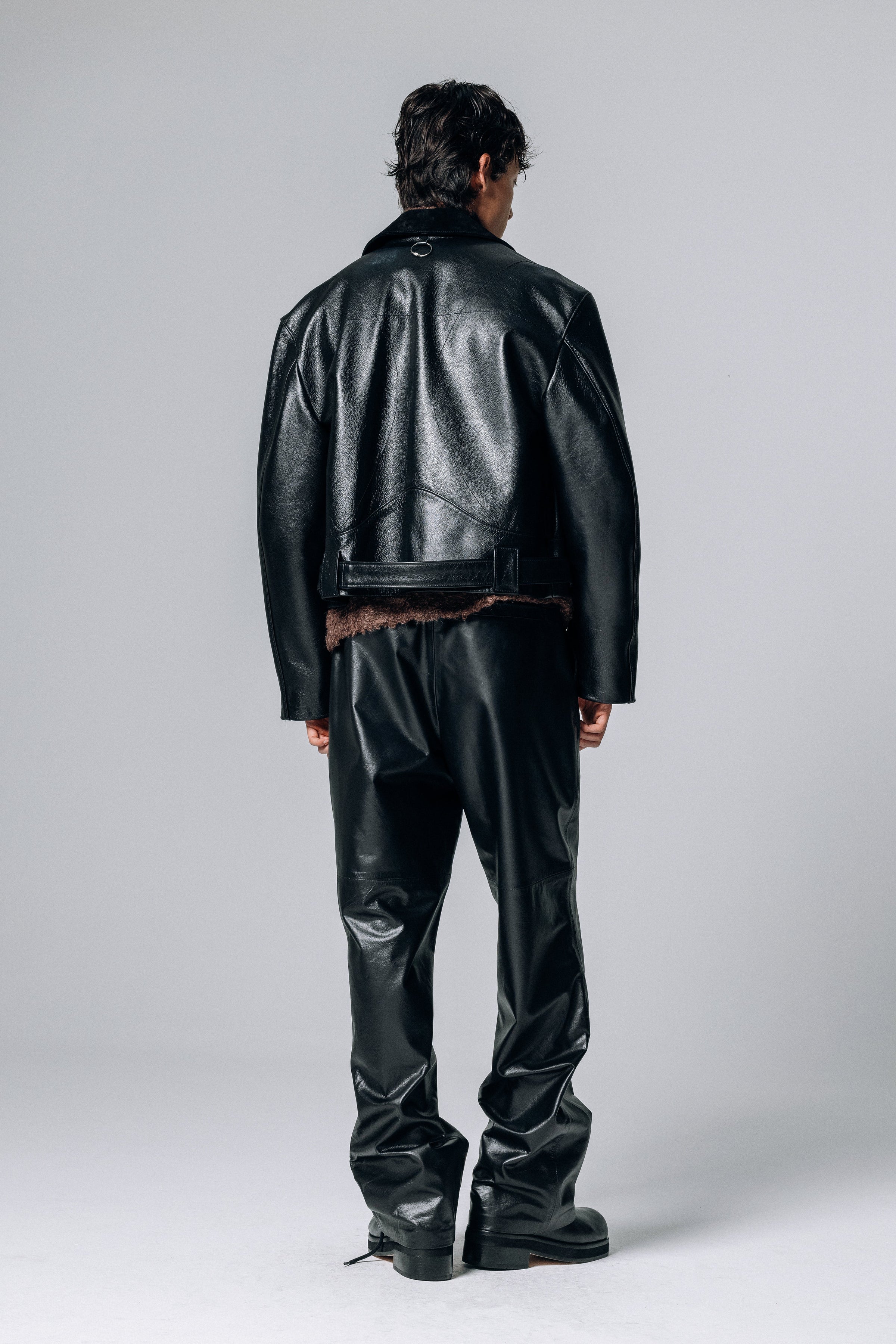PRÉ VENDA - EX-IN PERFECTO LEATHER JACKET BLACK