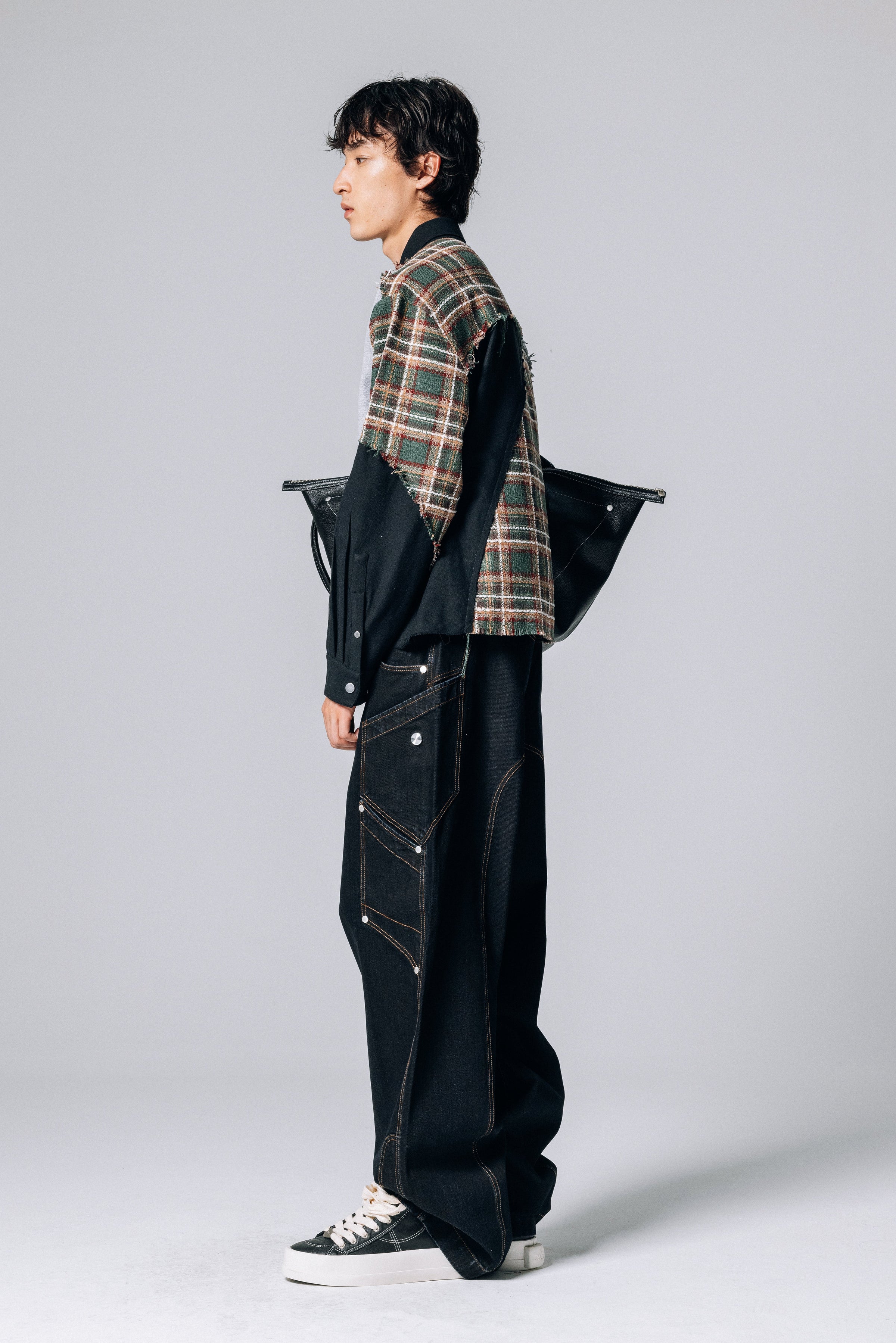 POKETTO RELAXED BLACK BLUE JEANS