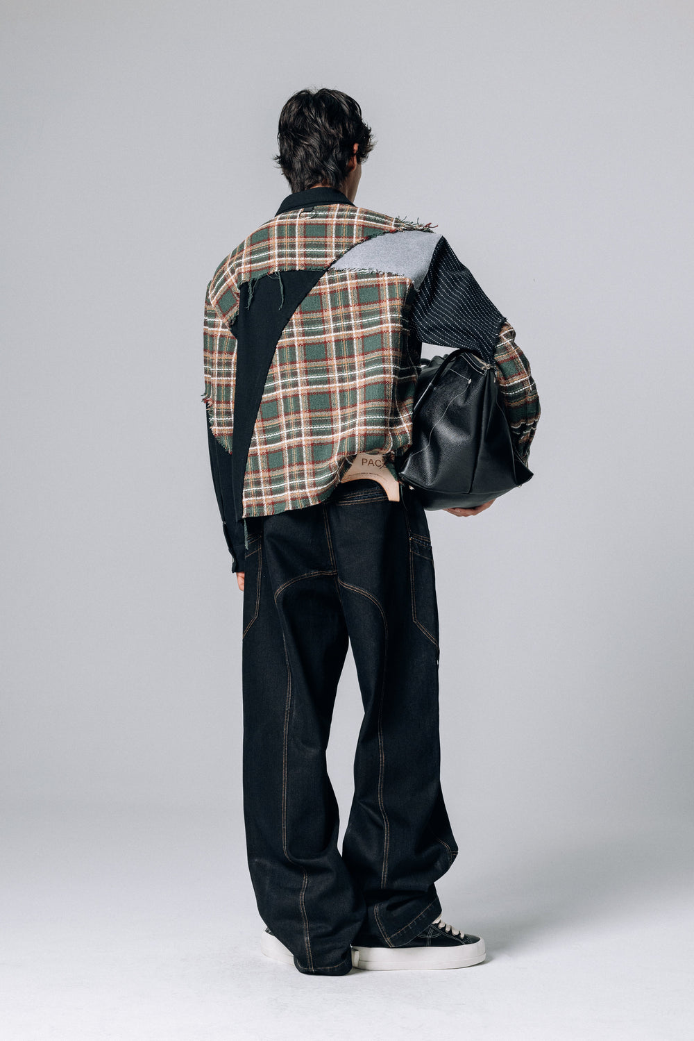 POKETTO RELAXED BLACK BLUE JEANS