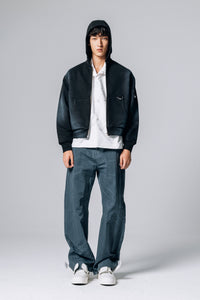 UNIFORMA ZIP HOODIE STONE BLACK