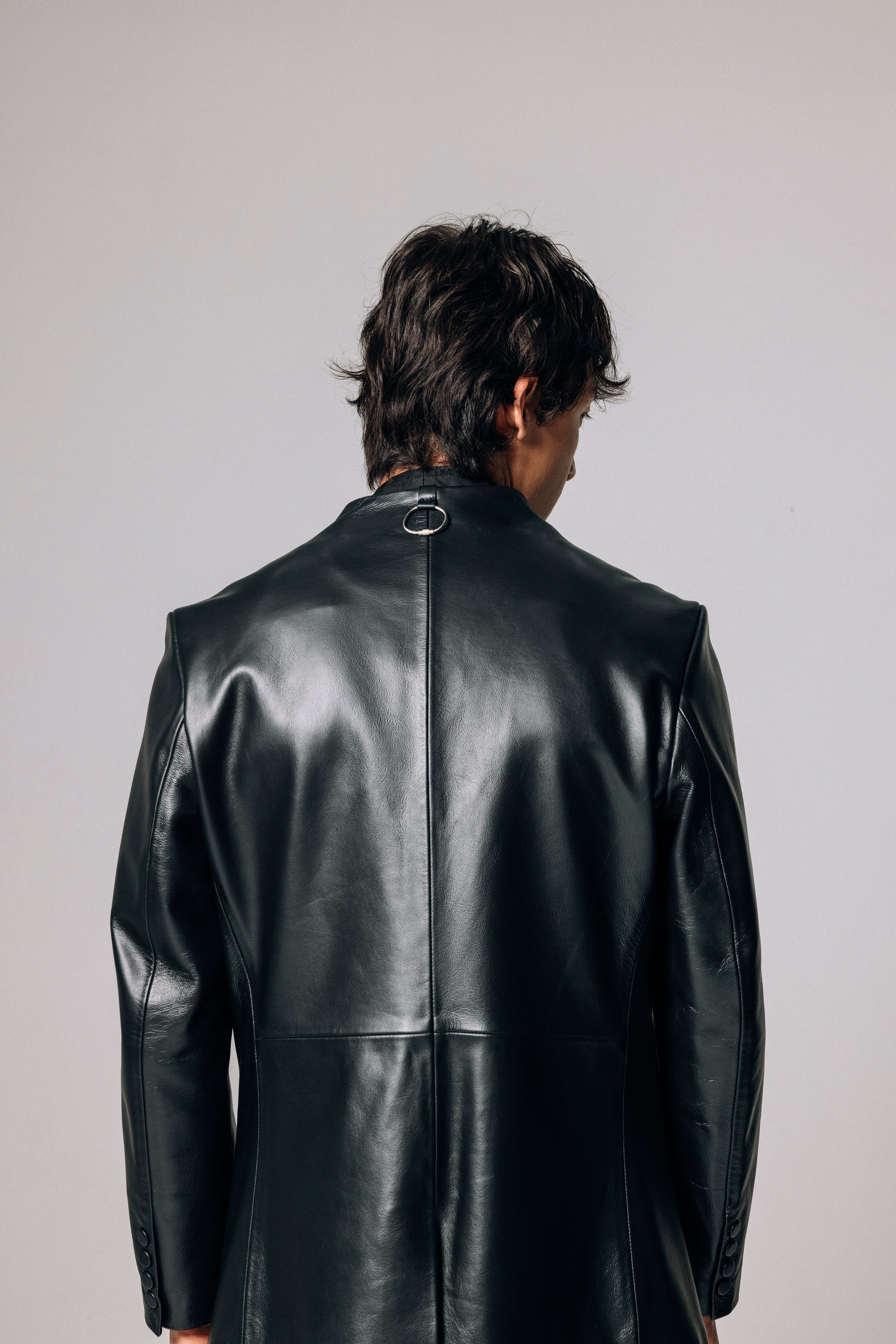 PRÉ VENDA - KIMONO LEATHER SUIT BLACK