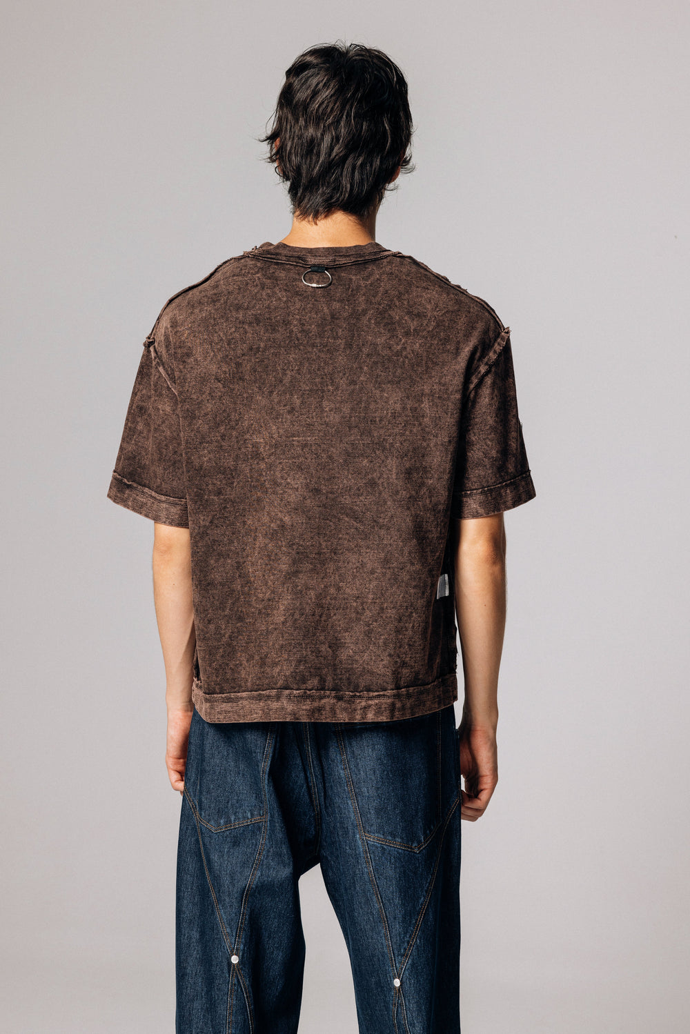 PATTERN TEE BROWN