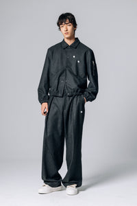 BRUTALIST COACH JACKET DARK GREY