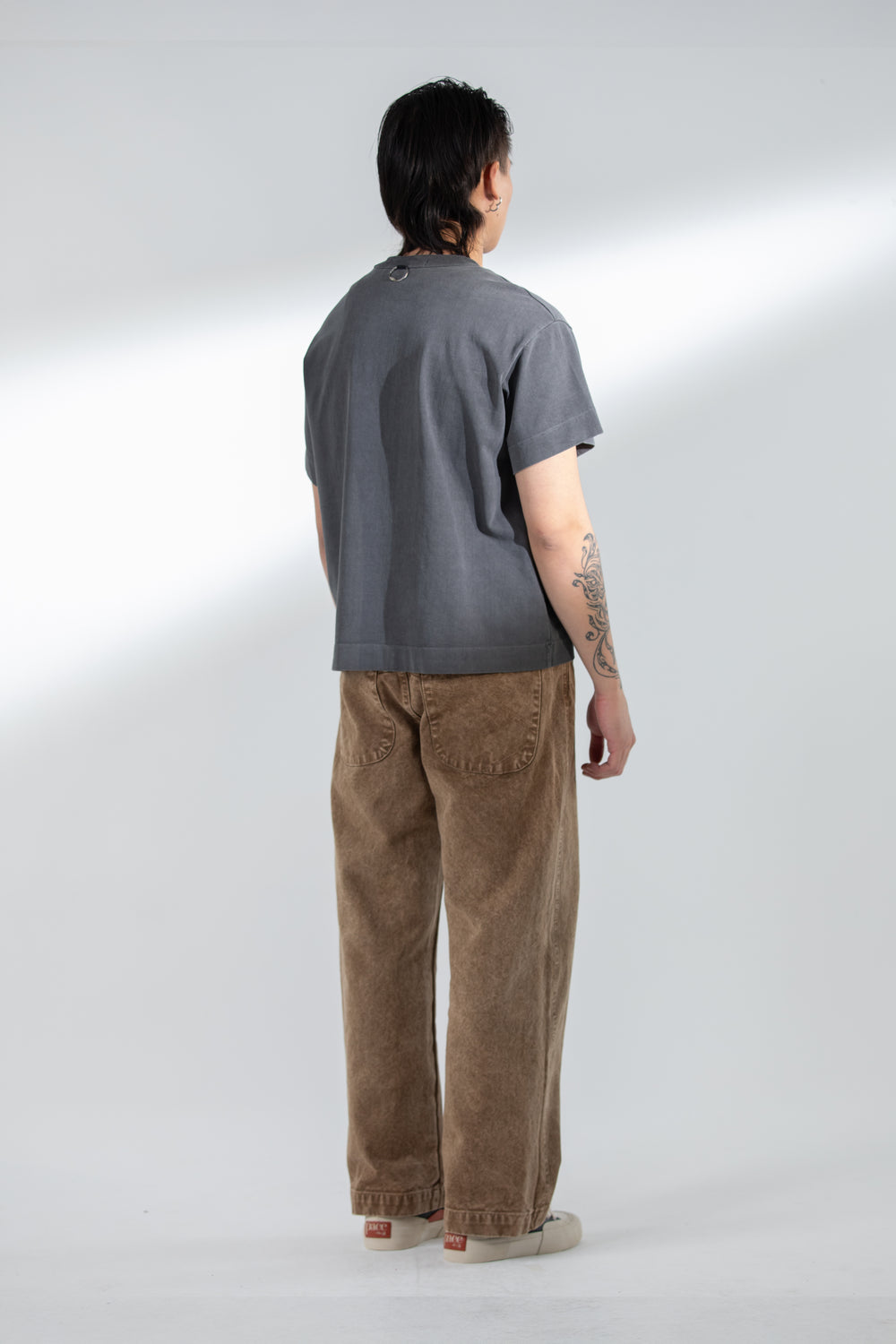 LOCKER TEE STONE WASHED BLACK