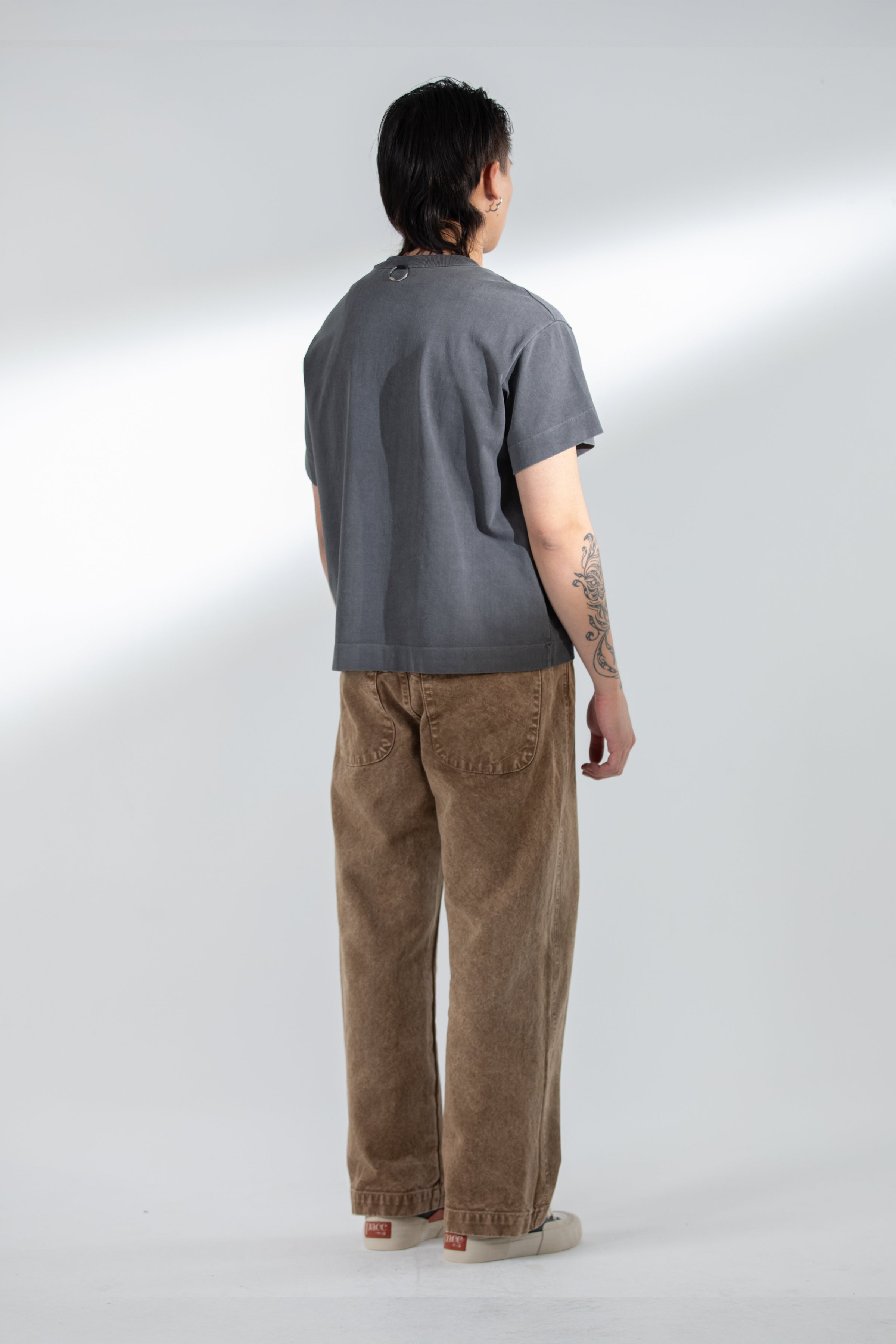 LOCKER TEE STONE WASHED BLACK