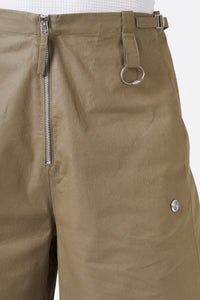 PAPER SHORTS ARMY GREEN