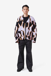 CHLADNI FIGURES JACKET SEA SQUIRT LILAC / BLACK