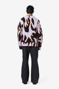 CHLADNI FIGURES JACKET SEA SQUIRT LILAC / BLACK