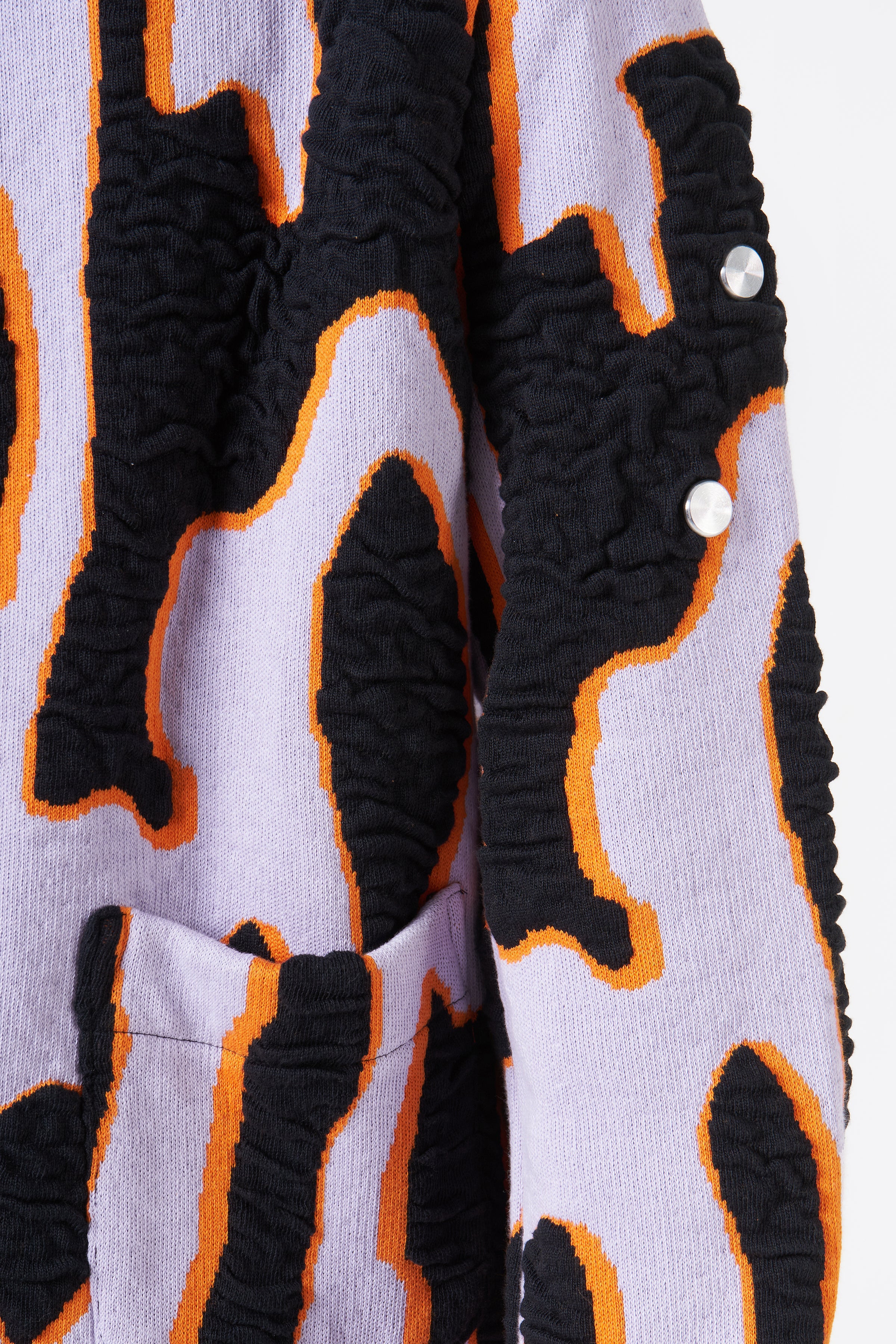 CHLADNI FIGURES JACKET SEA SQUIRT LILAC / BLACK