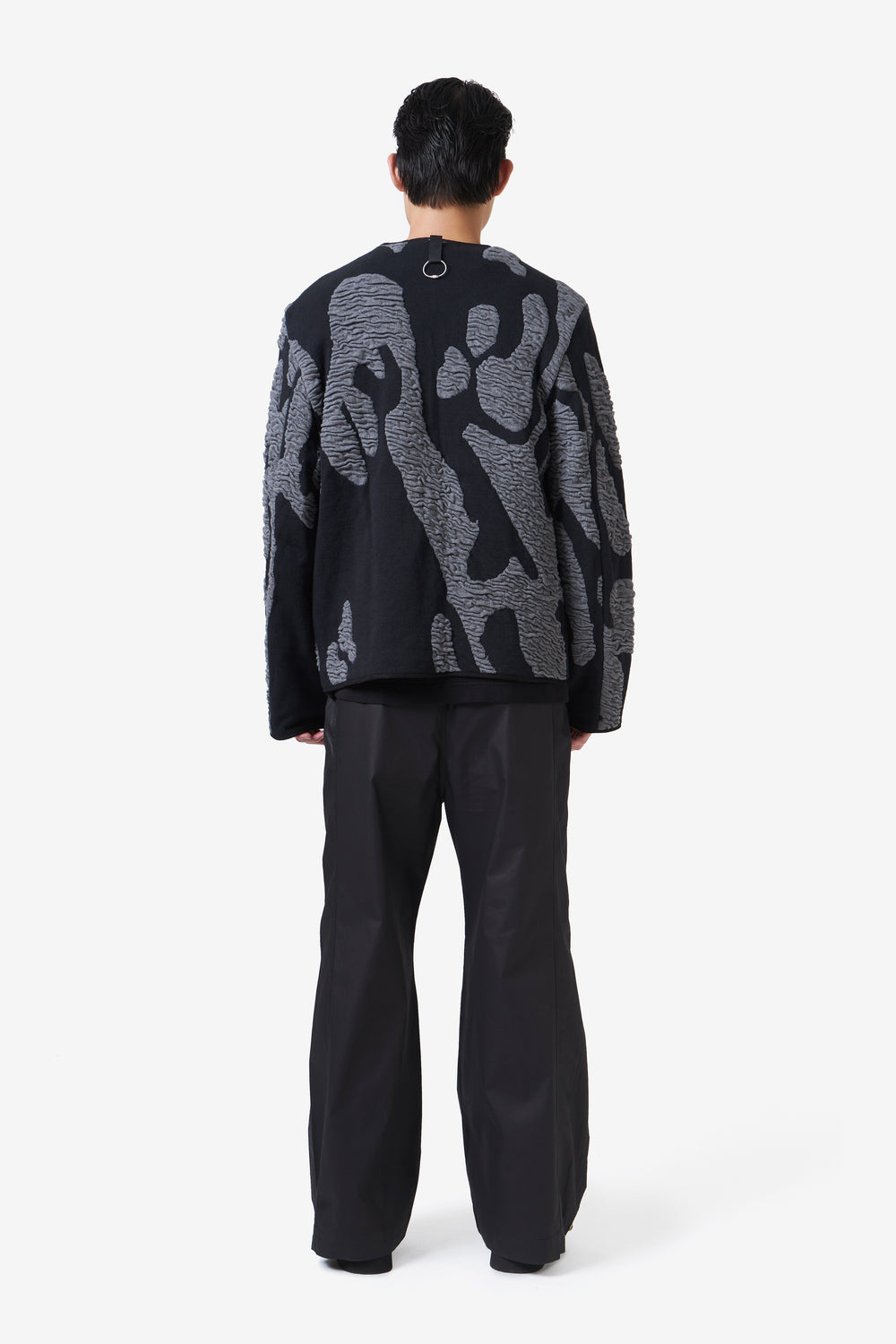 CHLADNI FIGURES JACKET TITANIUM GREY/ BLACK