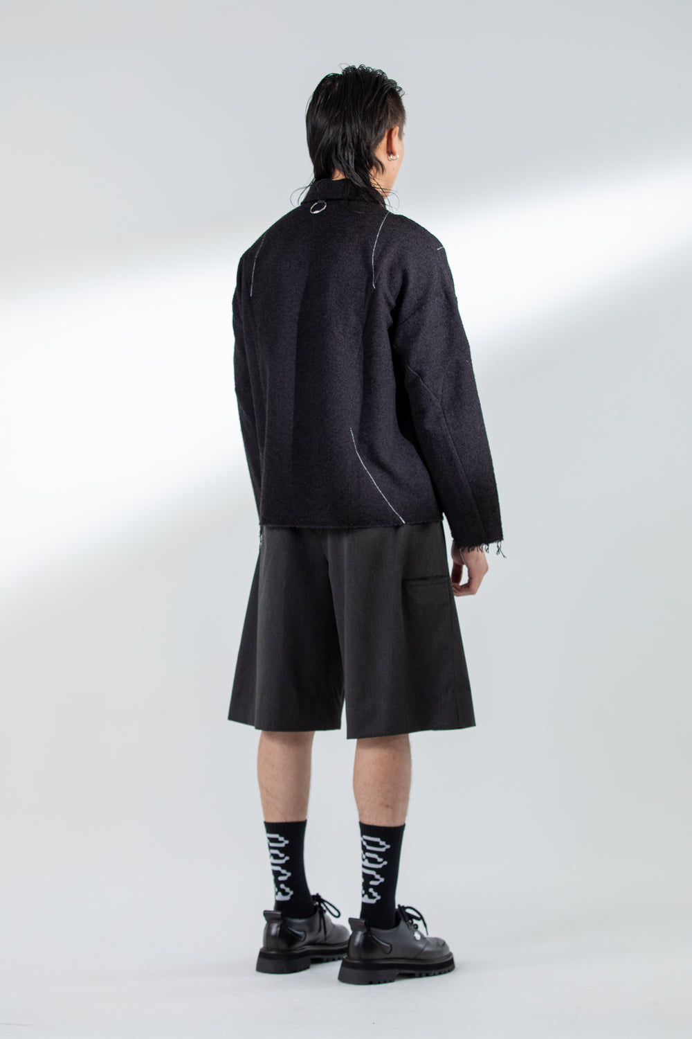MIDMASA TAILORED SHORTS CHARCOAL