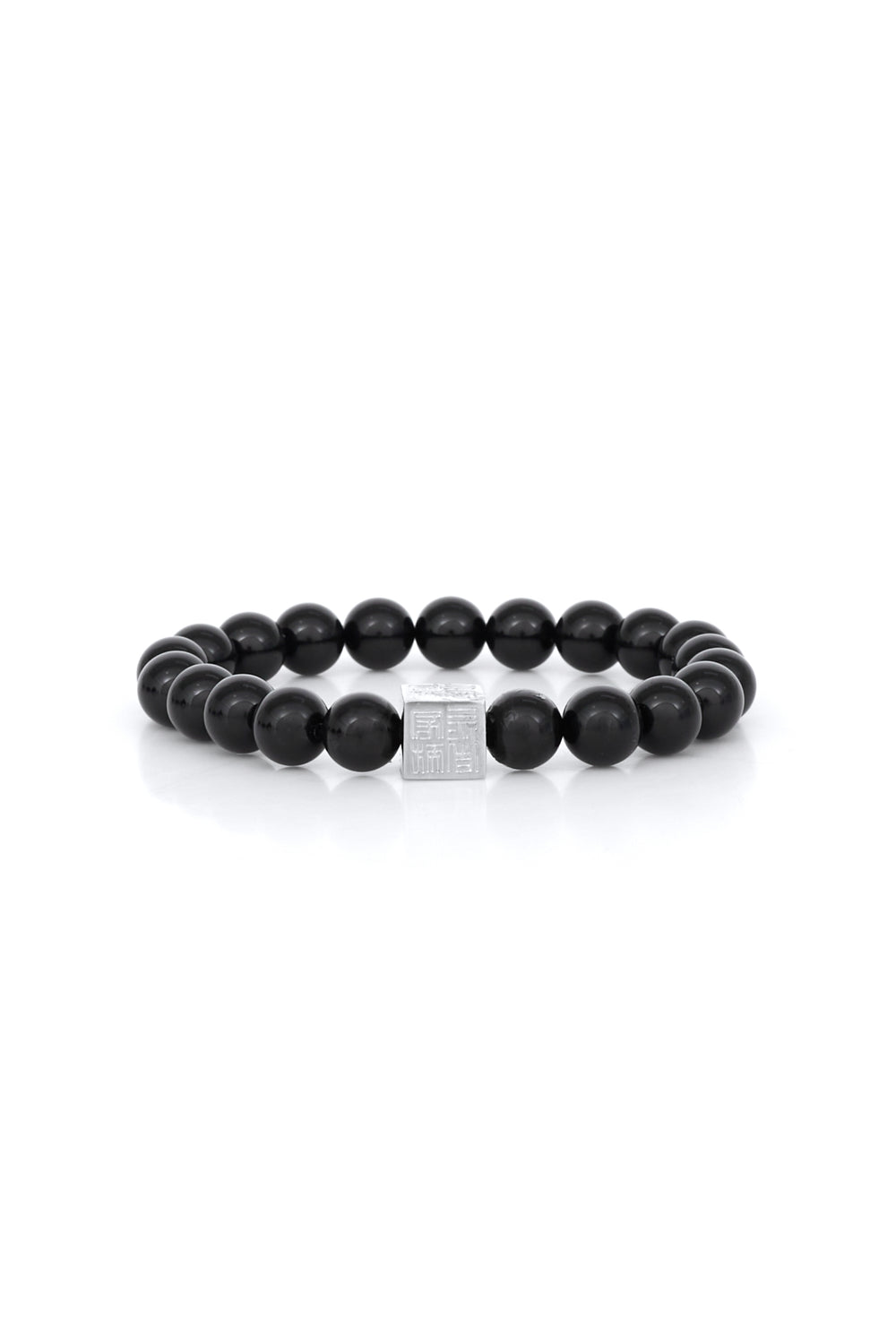 DK BRACELET BLACK TOURMALINE - SILVER