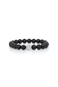 DK BRACELET BLACK TOURMALINE - SILVER