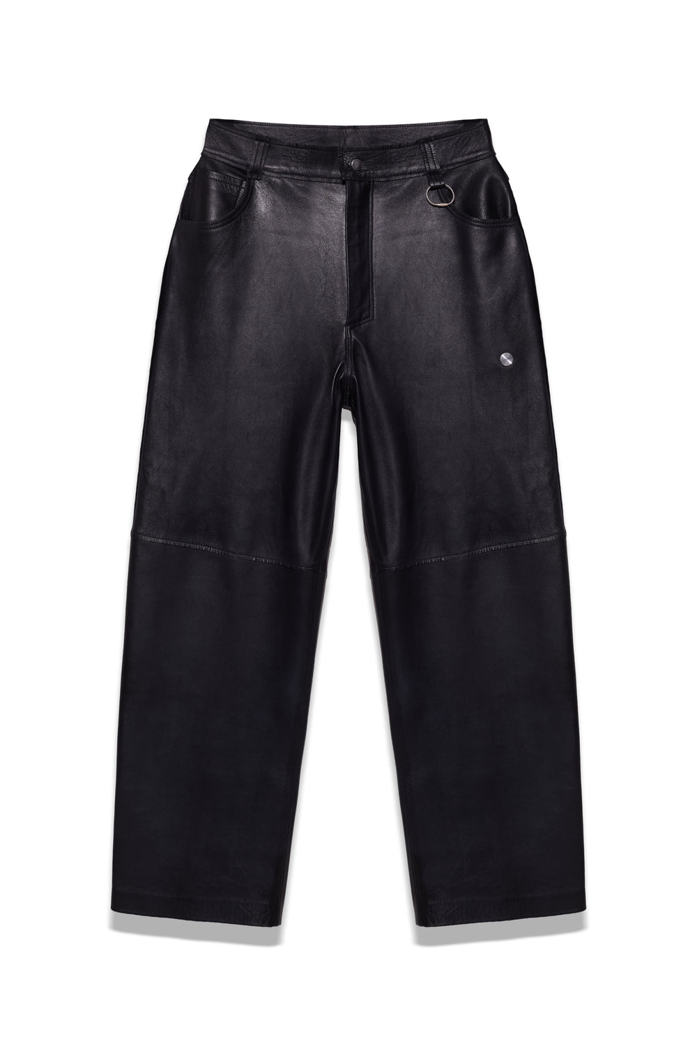 TRUCKER TYP0 LEATHER PANTS BLACK