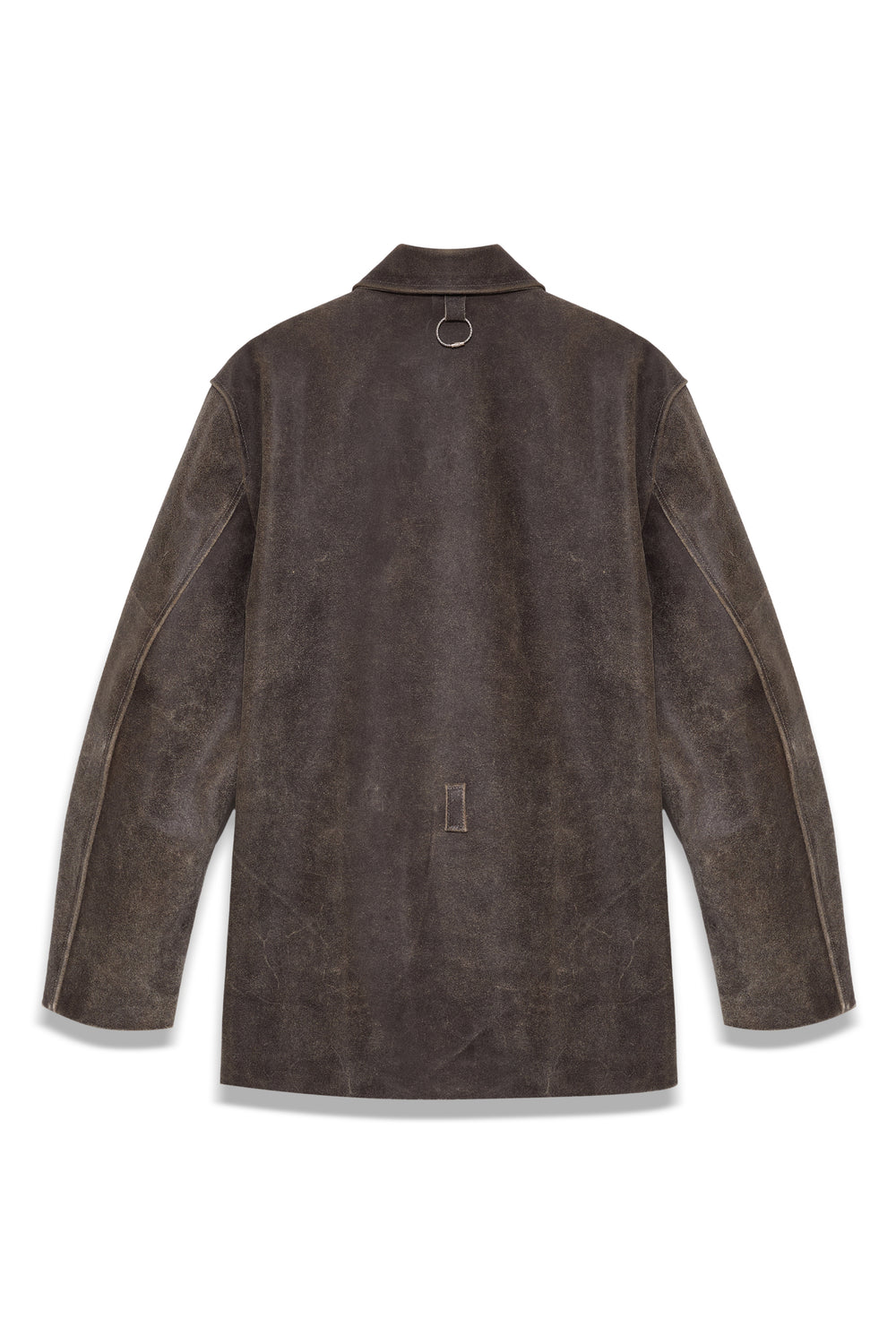 6M5 DESERT LEATHER PARKA DISTRESSED BROWN