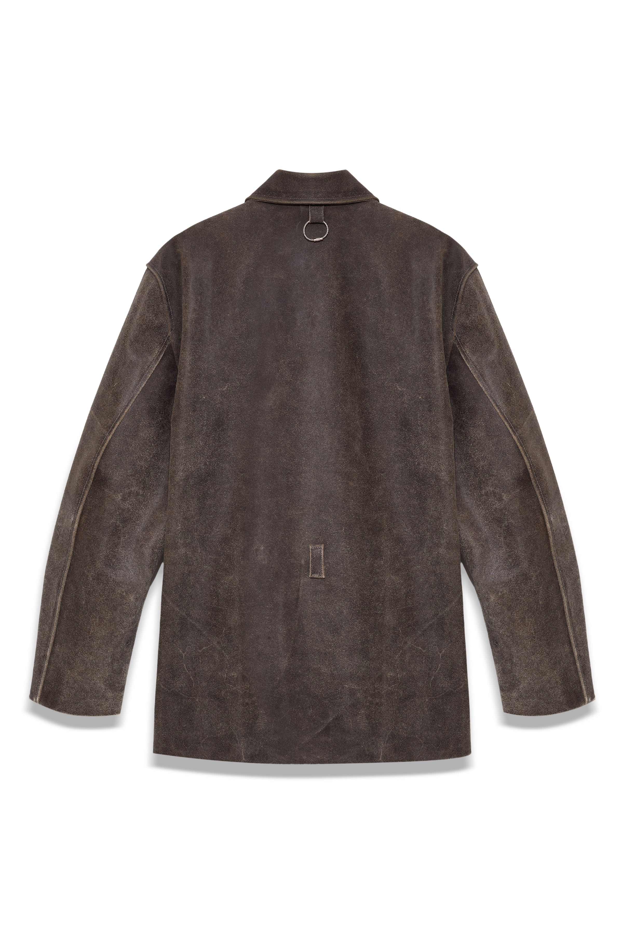 6M5 DESERT LEATHER PARKA DISTRESSED BROWN