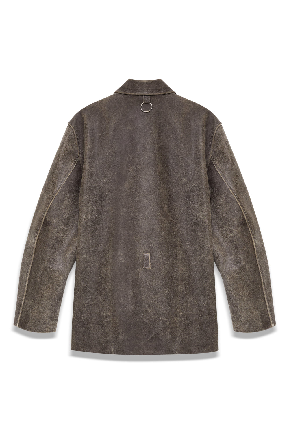 6M5 DESERT LEATHER PARKA DISTRESSED BROWN