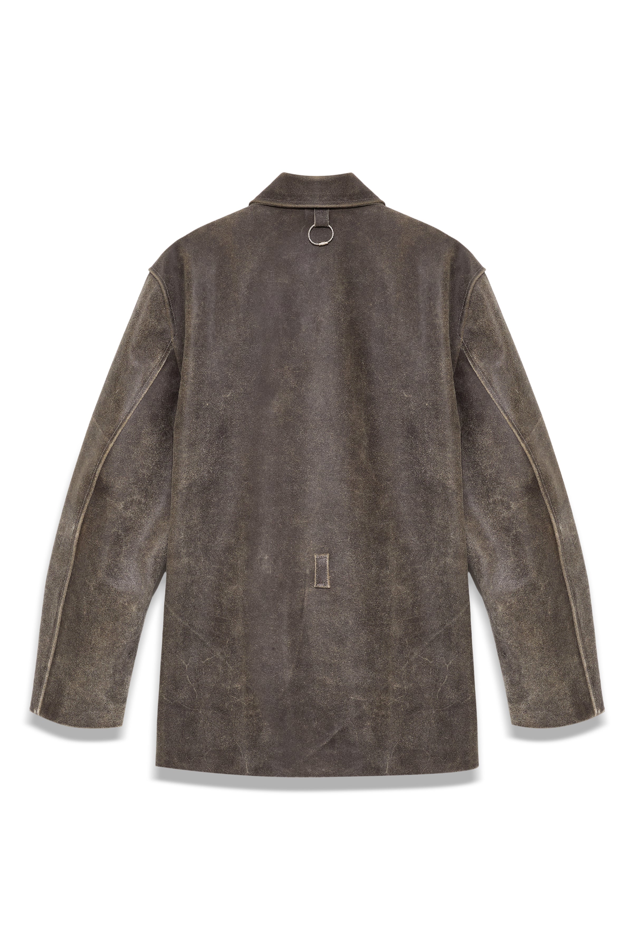 6M5 DESERT LEATHER PARKA DISTRESSED BROWN