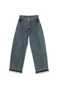 HERIPO PANTS BROWN DENIM