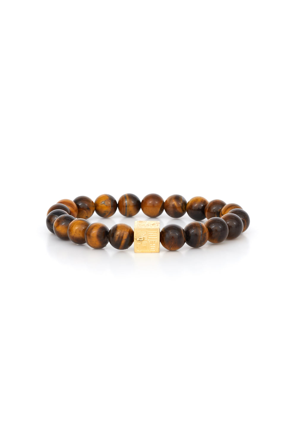 DK BRACELET TIGER'S EYE - GOLD
