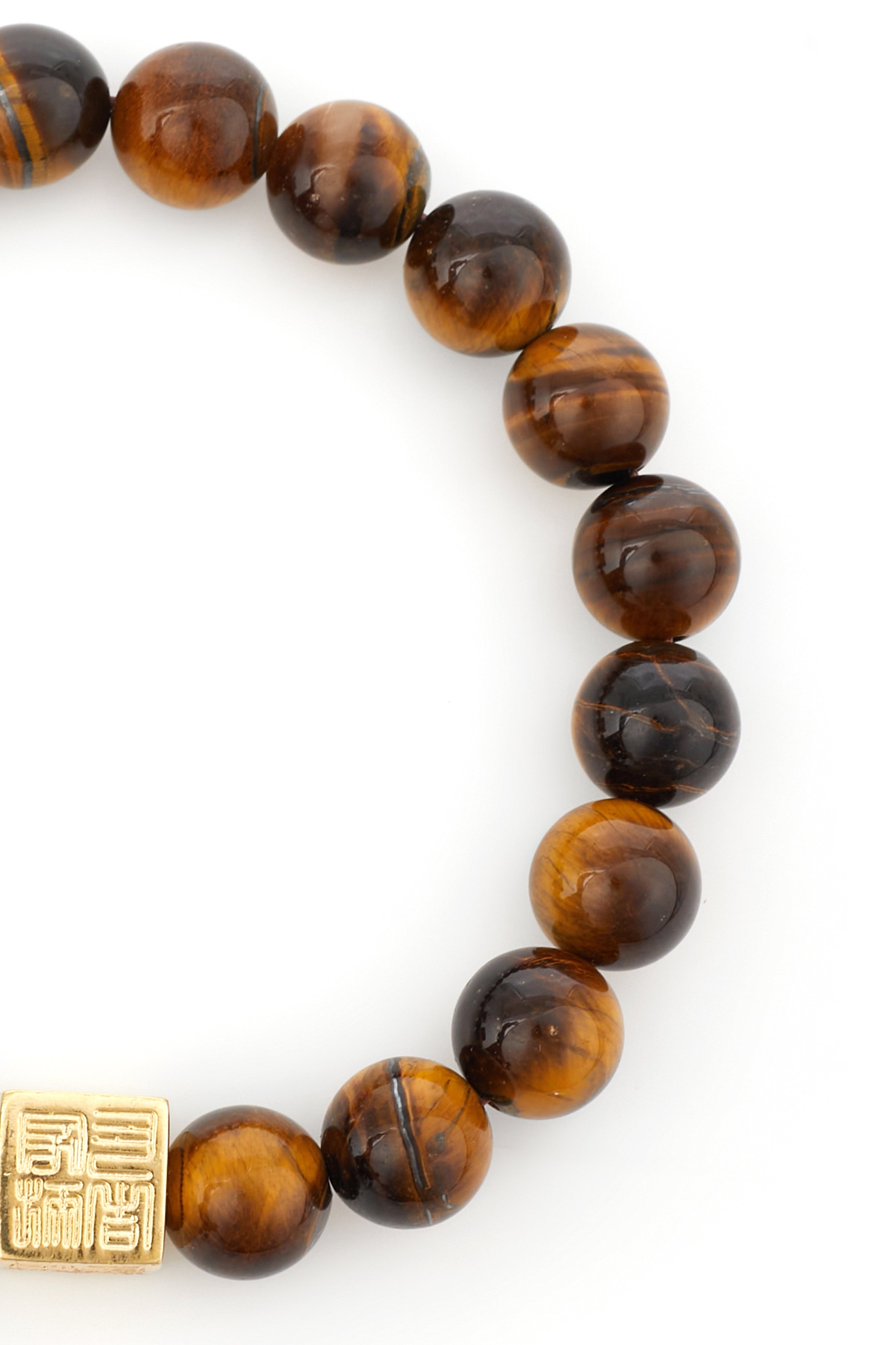 DK BRACELET TIGER'S EYE - GOLD