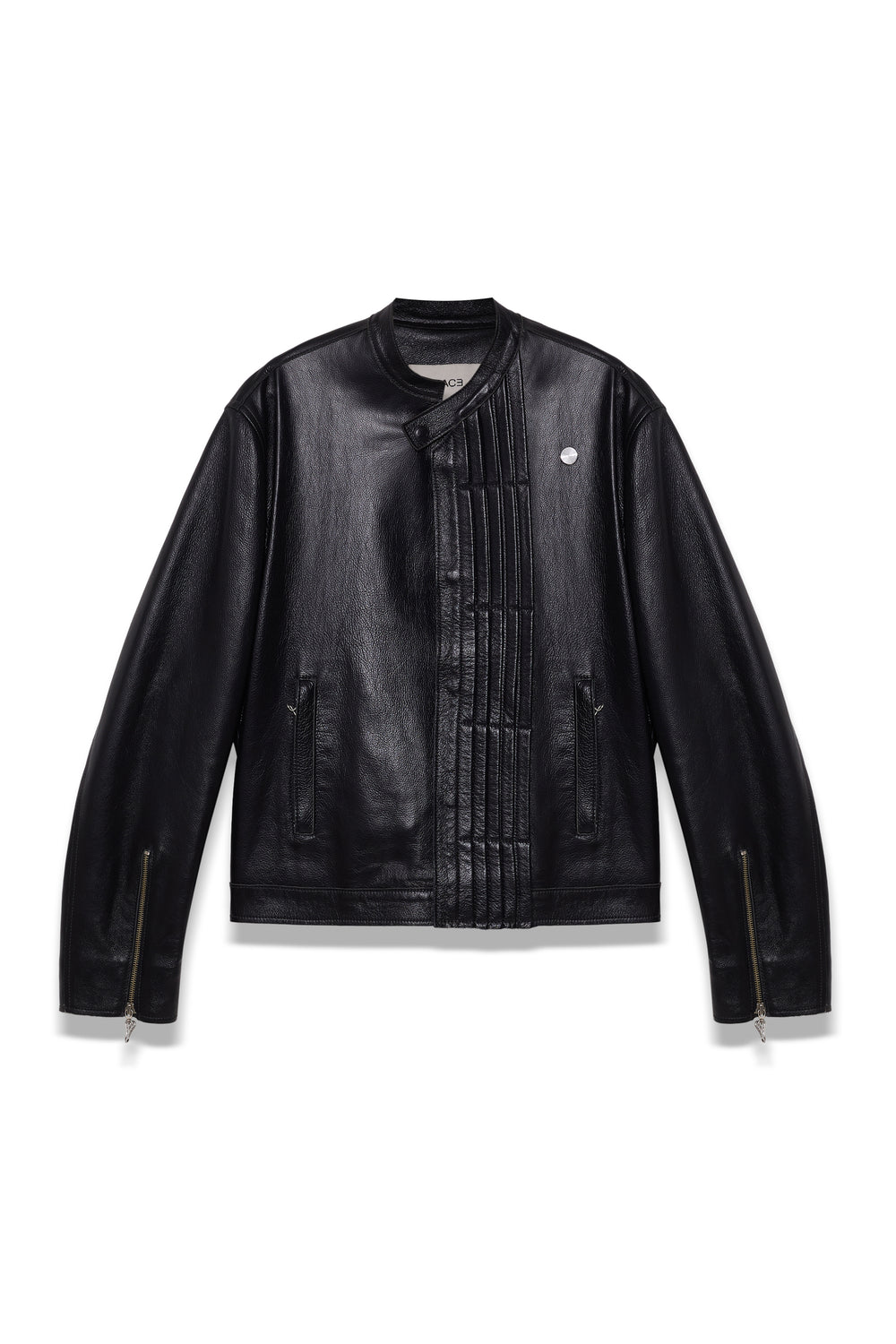 TYP0 TRUCKER LEATHER JACKET BLACK