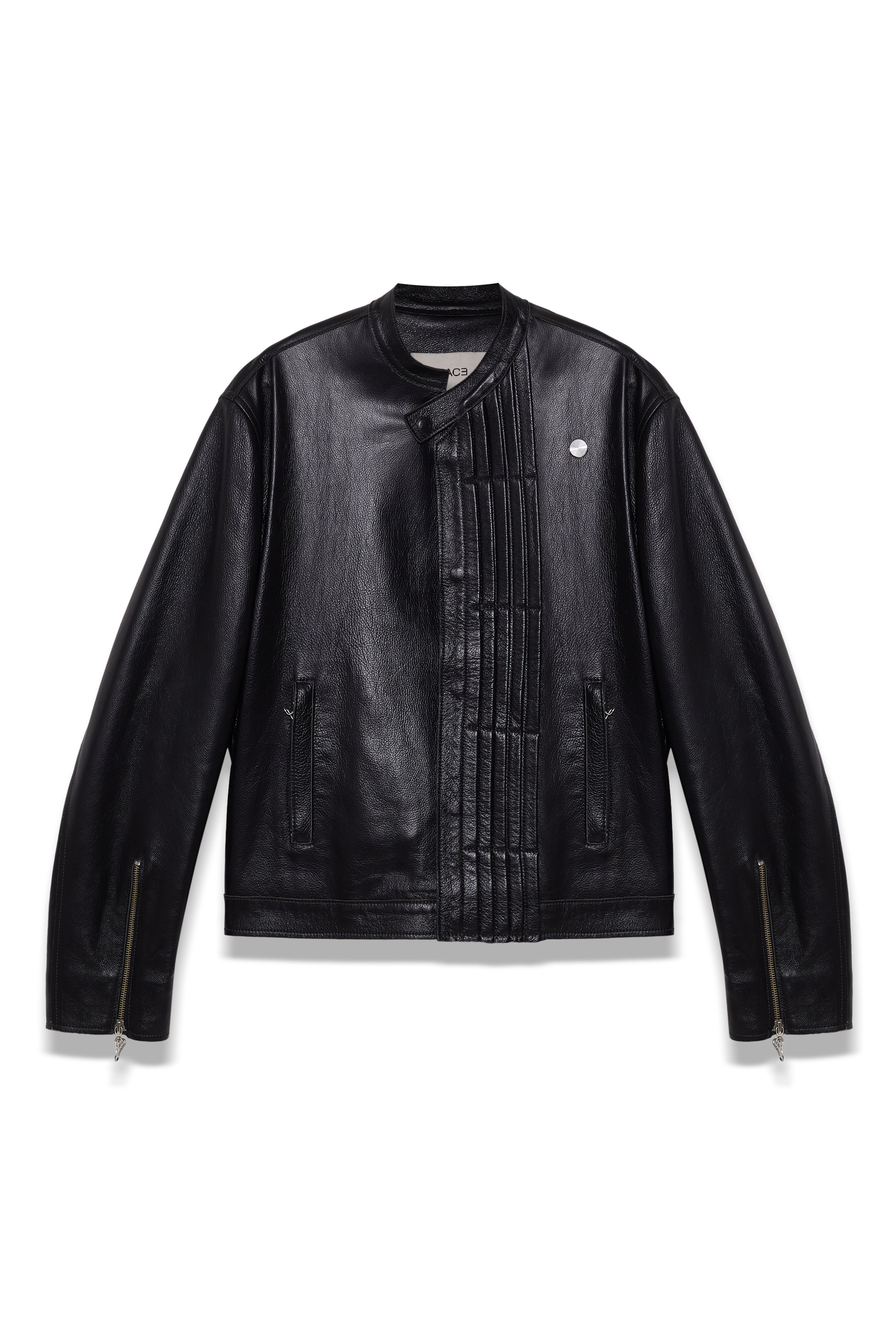 TYP0 TRUCKER LEATHER JACKET BLACK