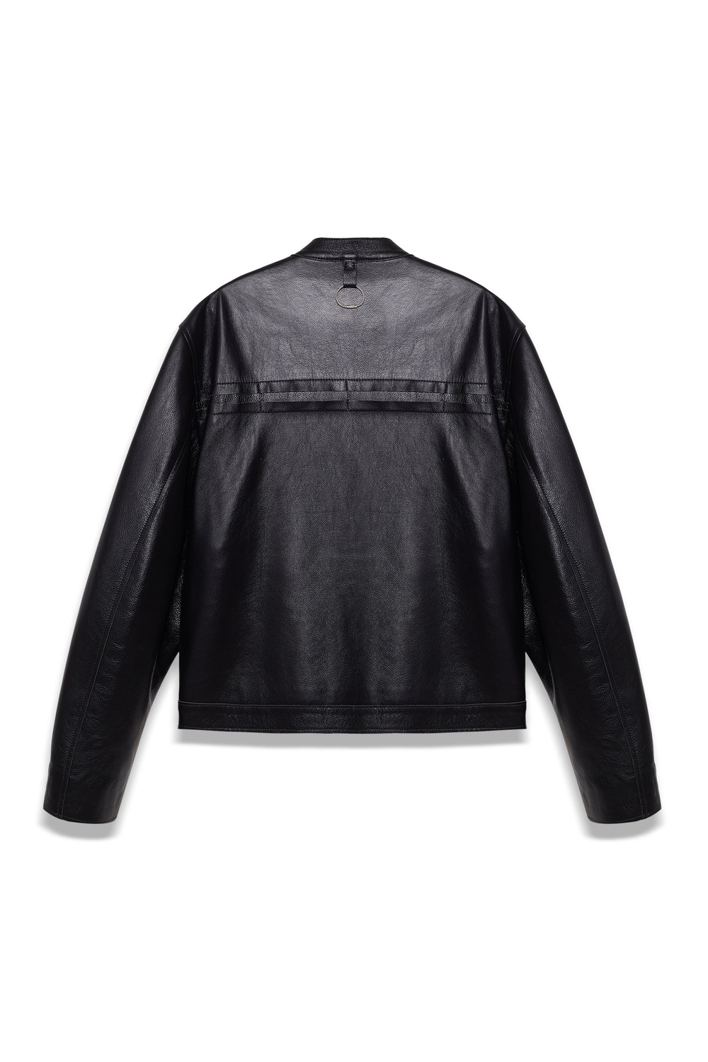 TYP0 TRUCKER LEATHER JACKET BLACK