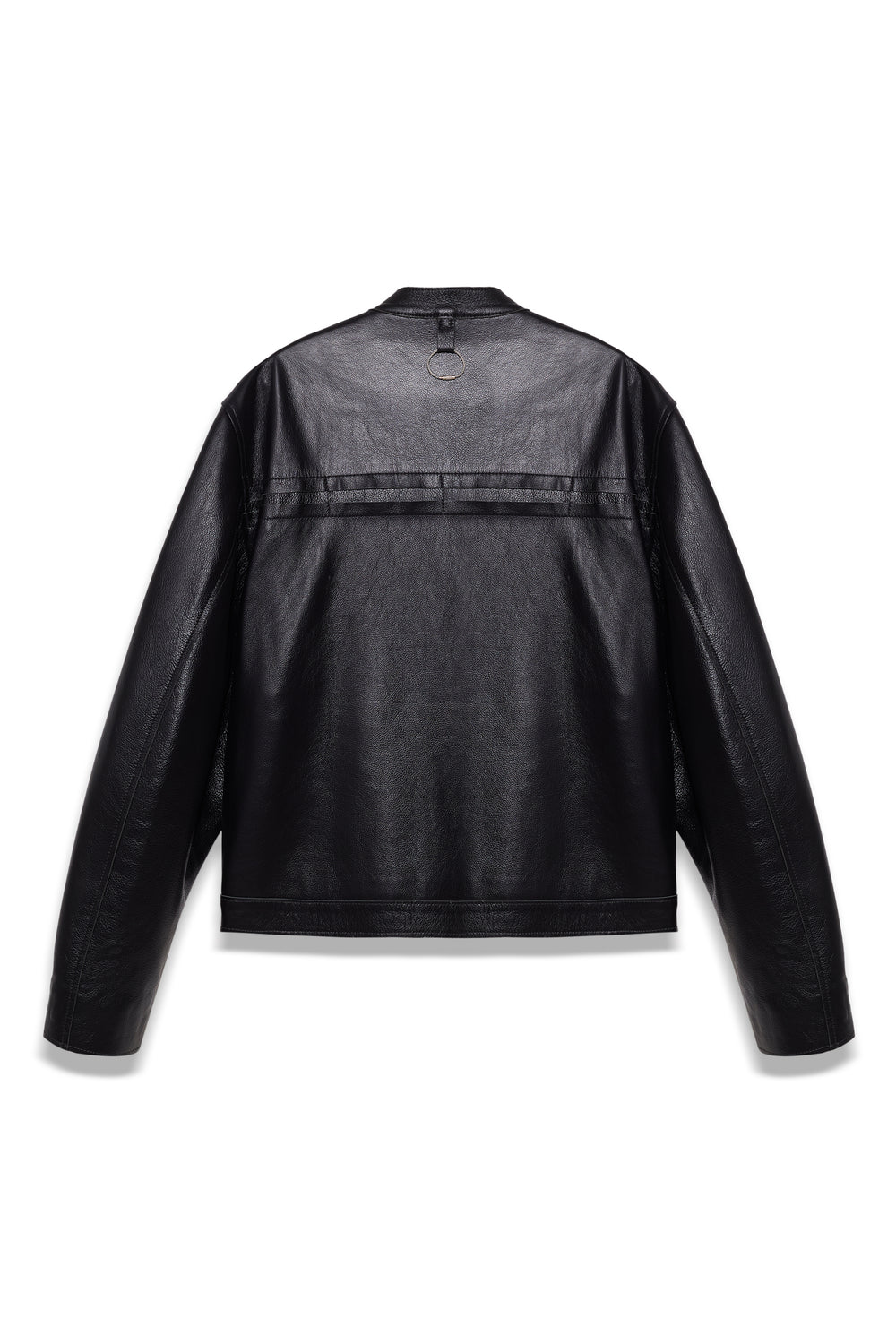 TYP0 TRUCKER LEATHER JACKET BLACK