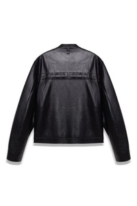 TYP0 TRUCKER LEATHER JACKET BLACK