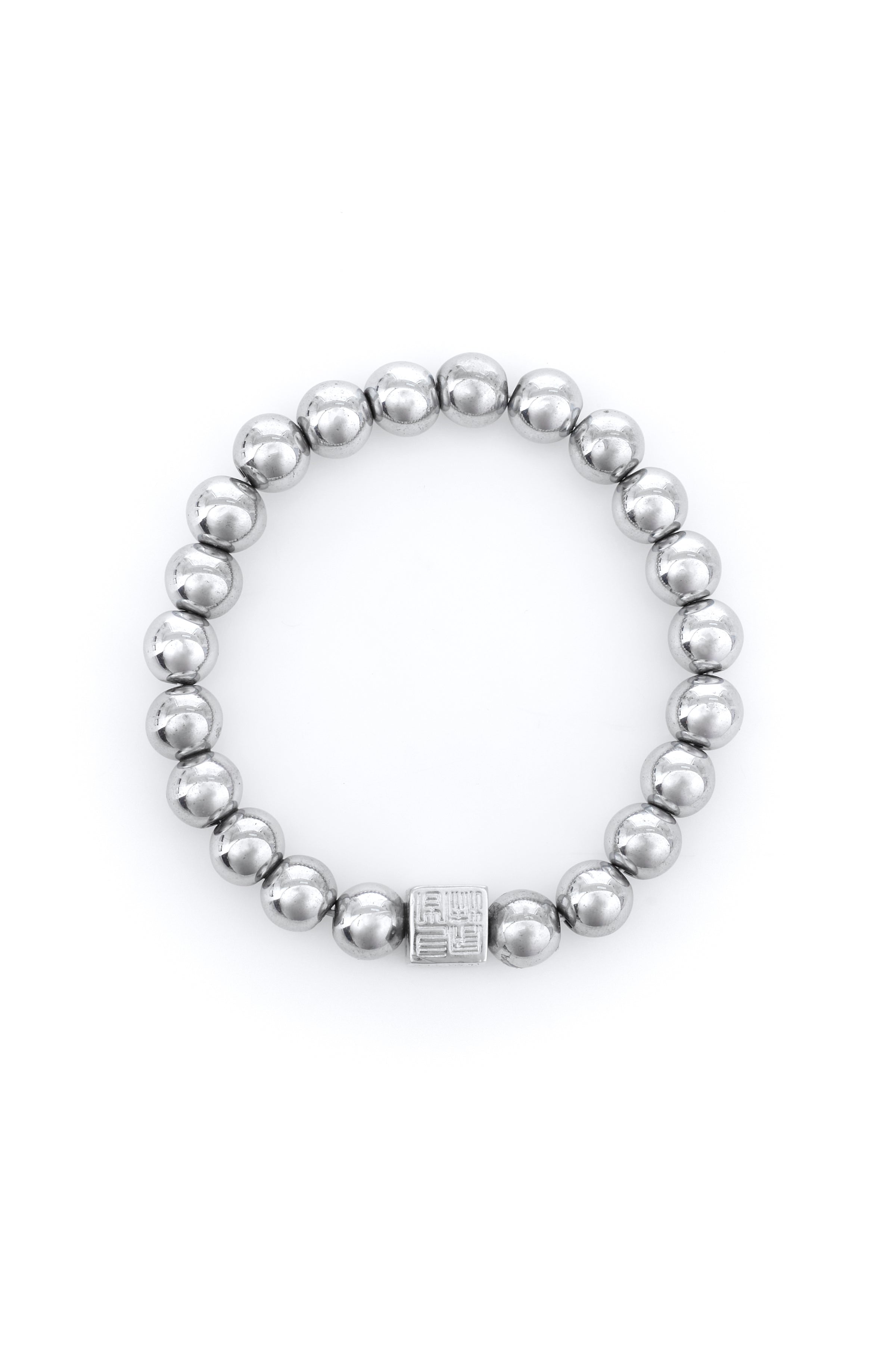 DK BRACELET HEMATITE - SILVER