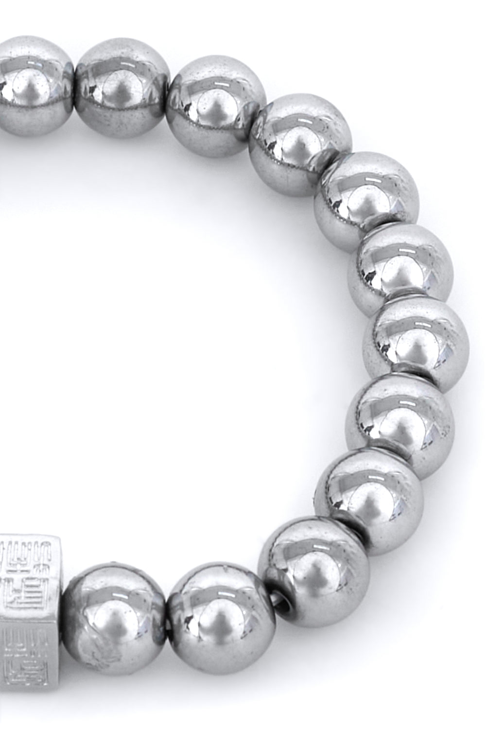 DK BRACELET HEMATITE - SILVER