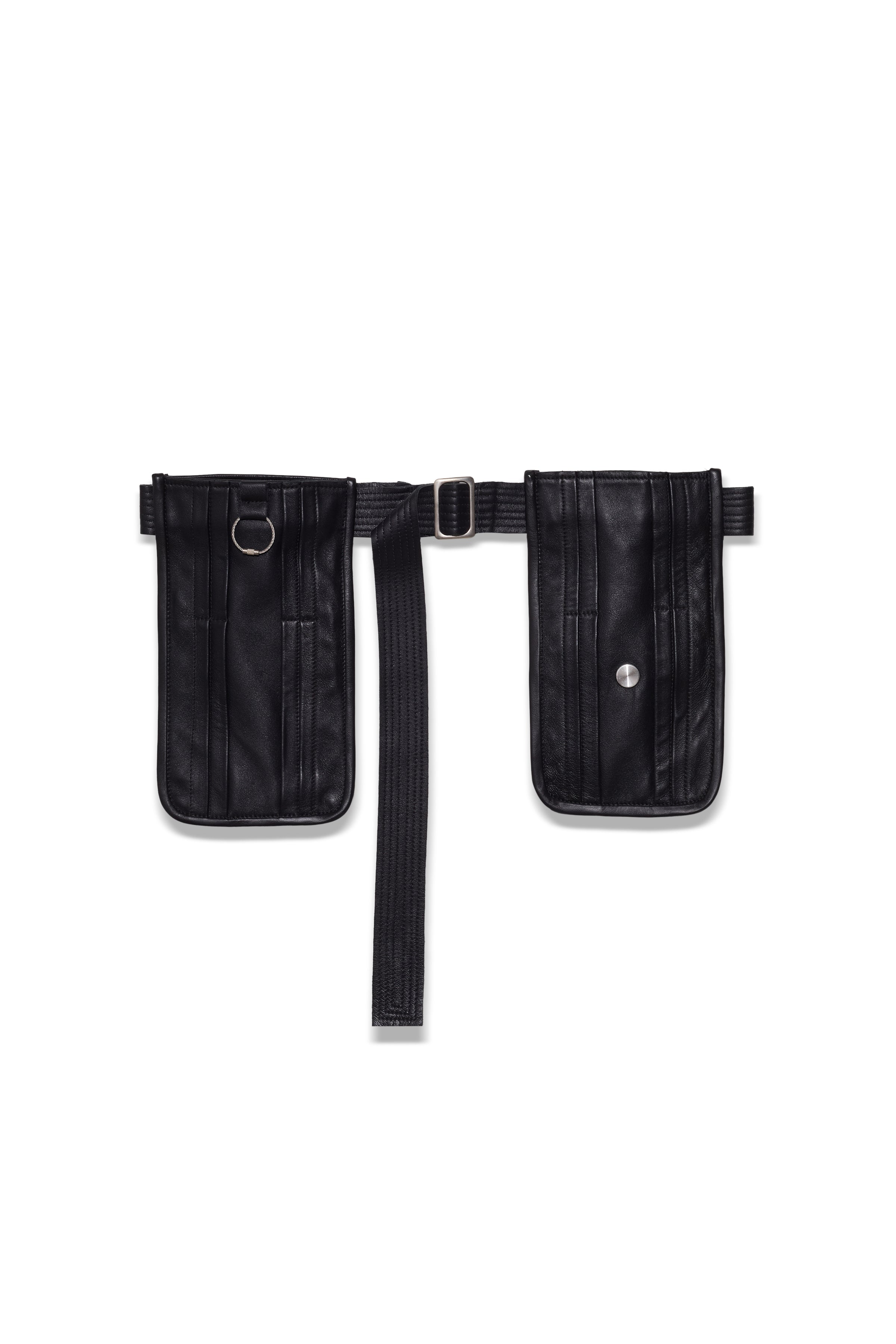 TARE POCKET BELT LEATHER BLACK
