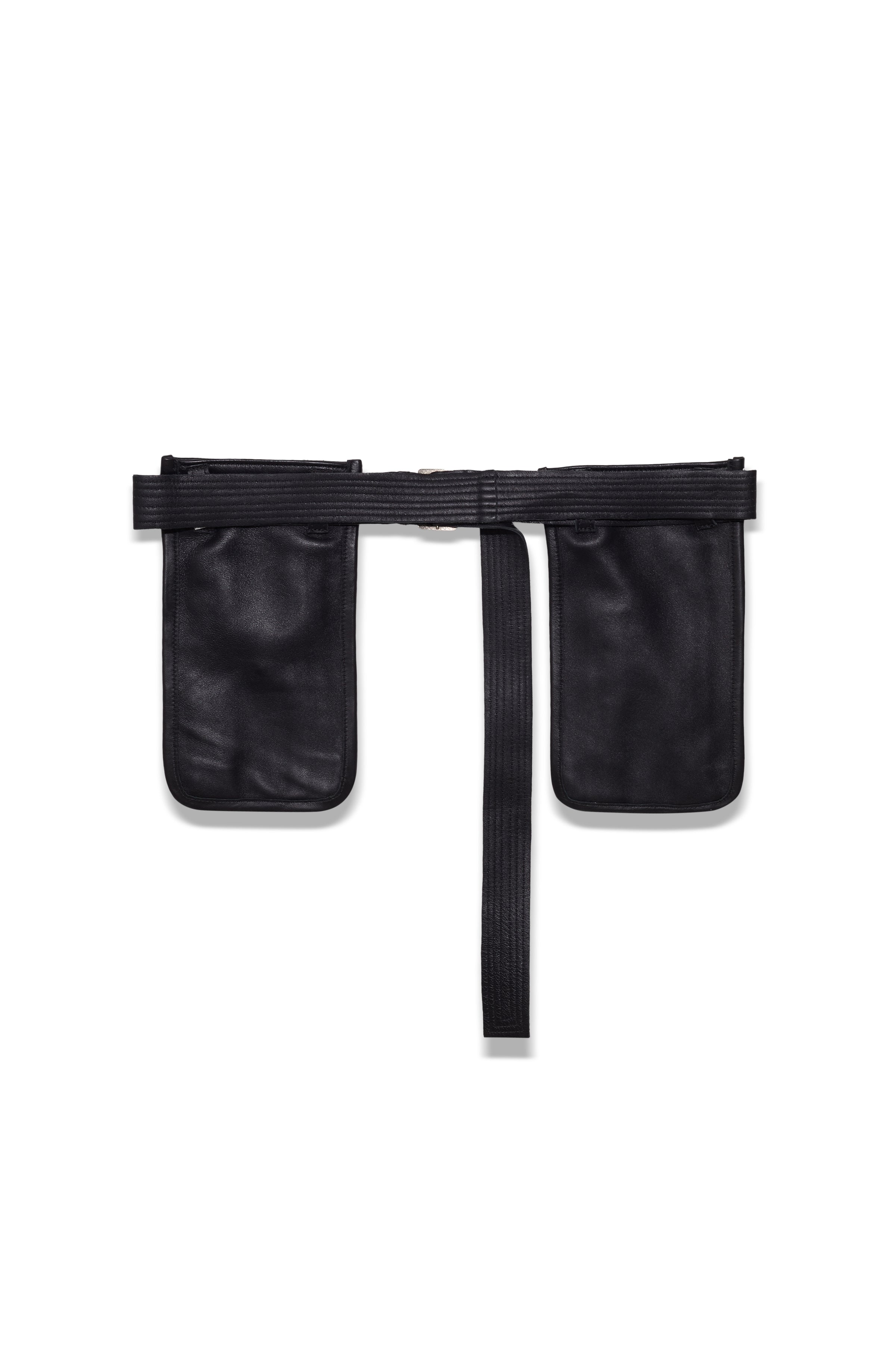 TARE POCKET BELT LEATHER BLACK