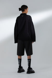 MIDMASA TAILORED SHORTS CHARCOAL