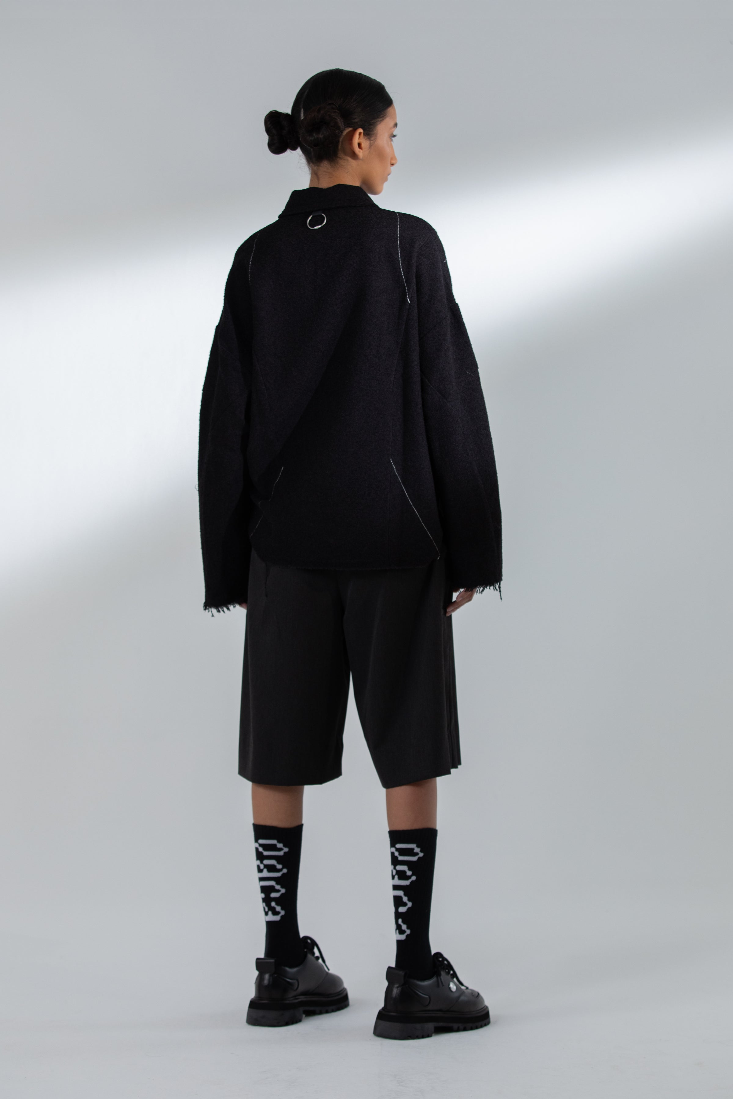 MIDMASA TAILORED SHORTS CHARCOAL