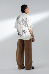 STEEL CABLE CUBAN COLLAR OFF WHITE