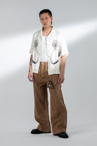 STEEL CABLE CUBAN COLLAR OFF WHITE