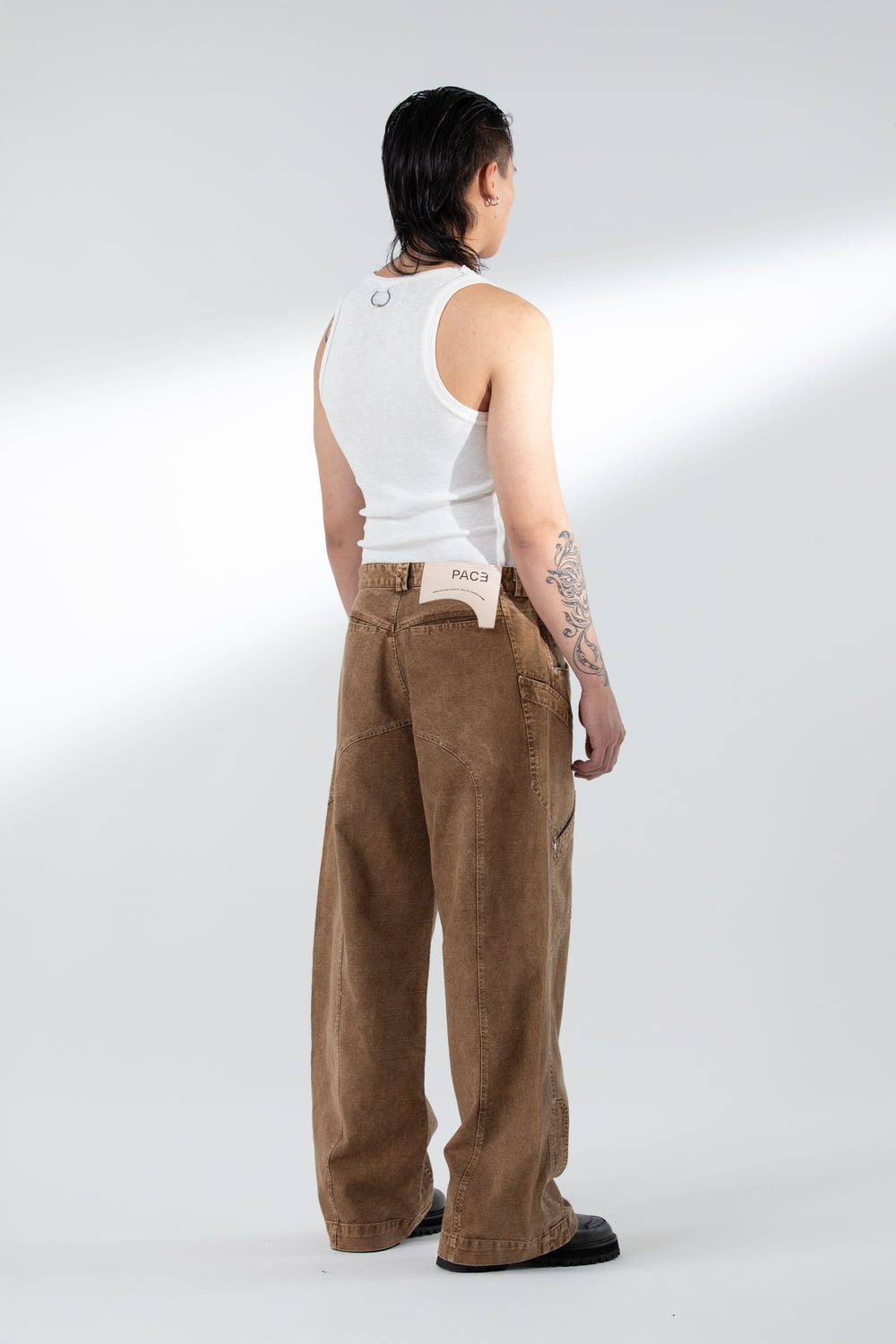 PATTERN TANK TOP OFF WHITE