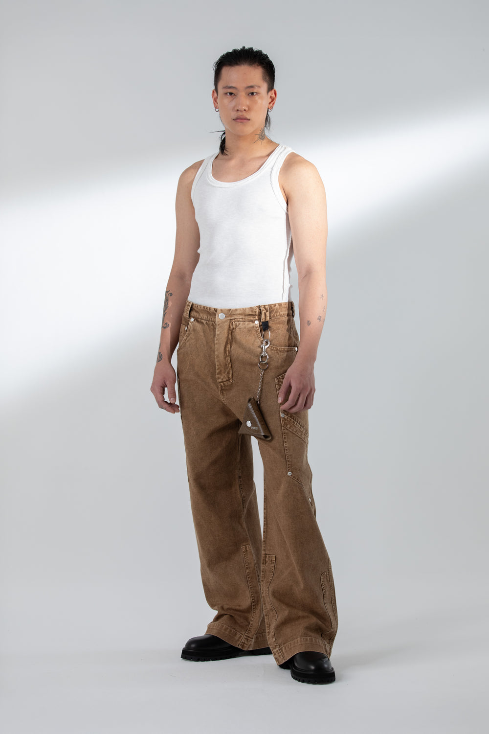 PATTERN TANK TOP OFF WHITE